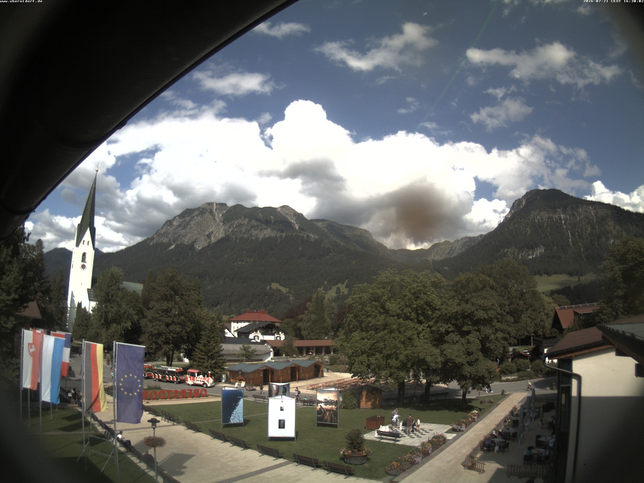 Archiv Foto Webcam Kurpark Oberstdorf