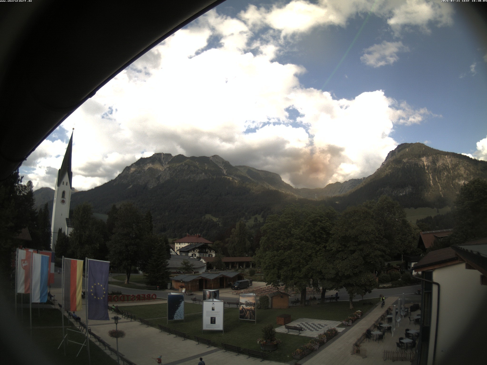 Archiv Foto Webcam Kurpark Oberstdorf
