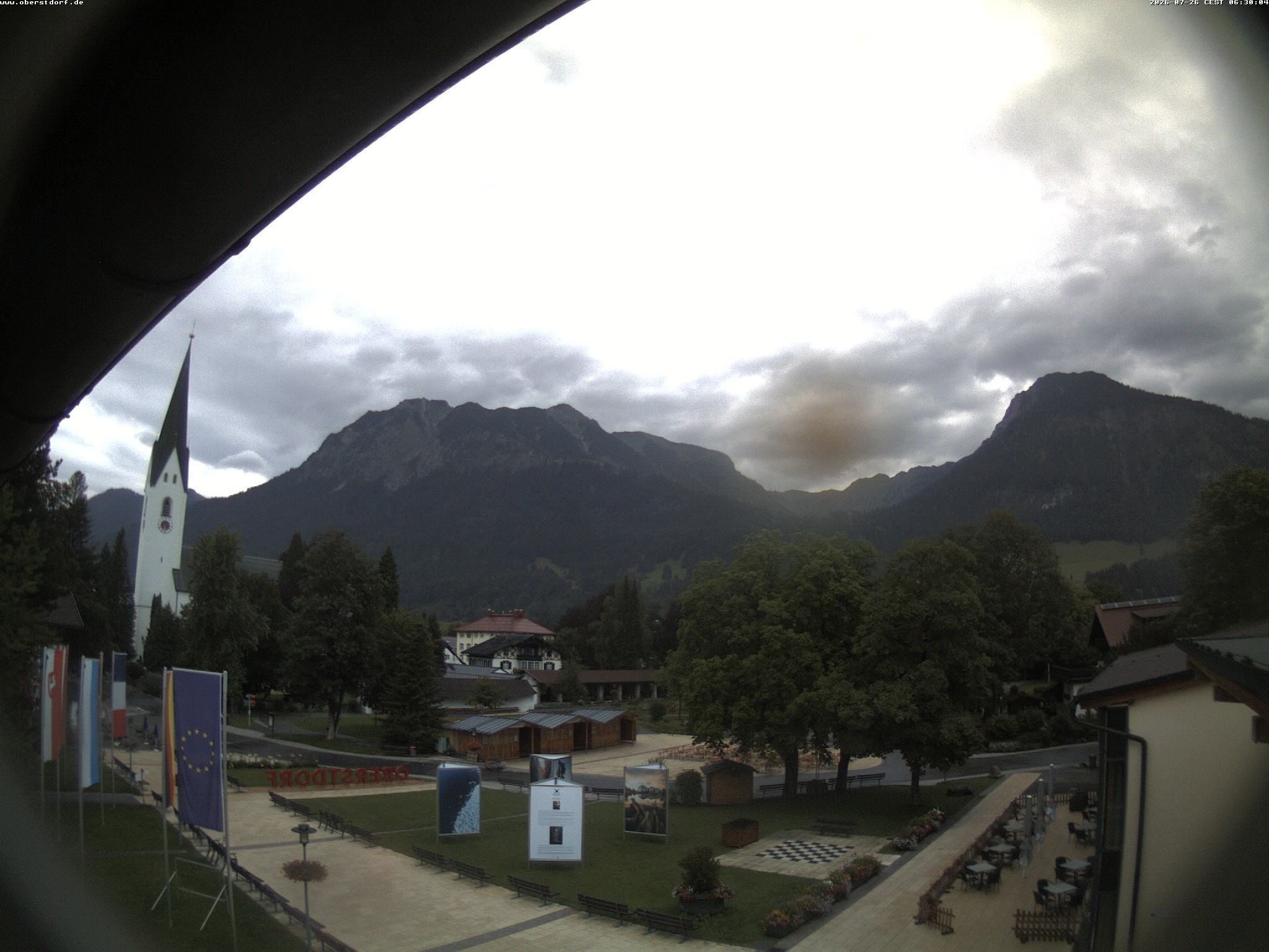 Archiv Foto Webcam Kurpark Oberstdorf