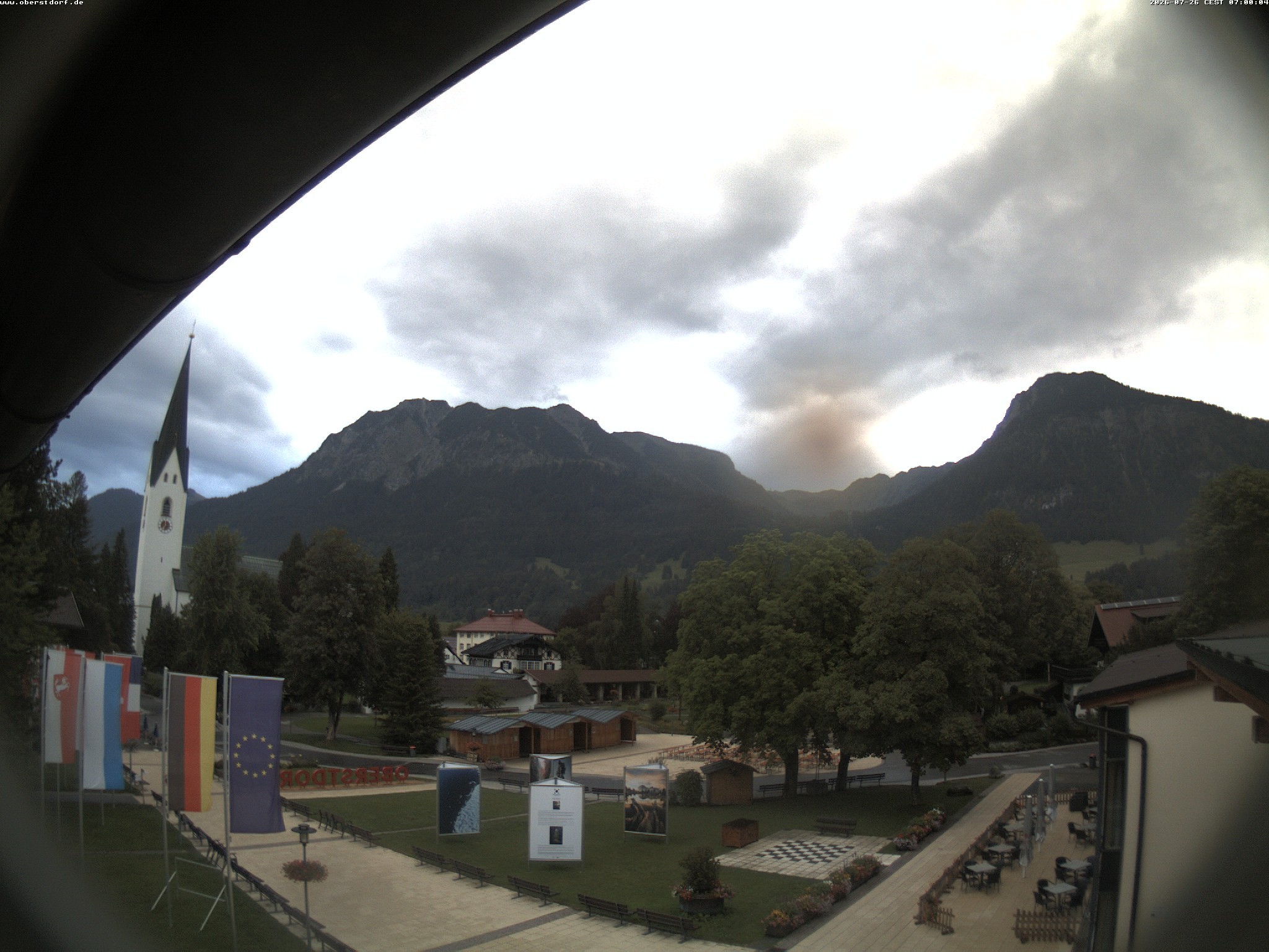 Archiv Foto Webcam Kurpark Oberstdorf