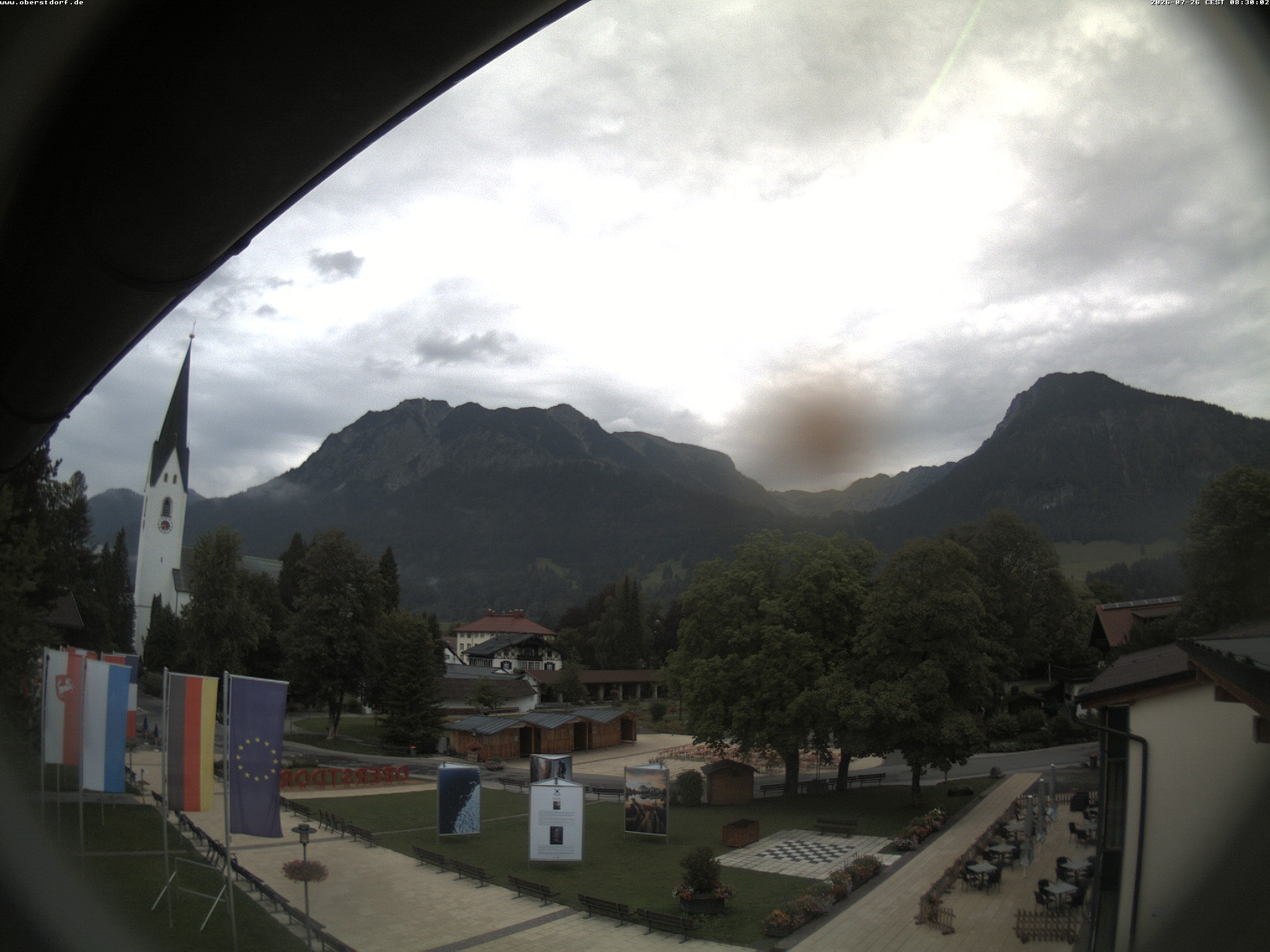 Archiv Foto Webcam Kurpark Oberstdorf