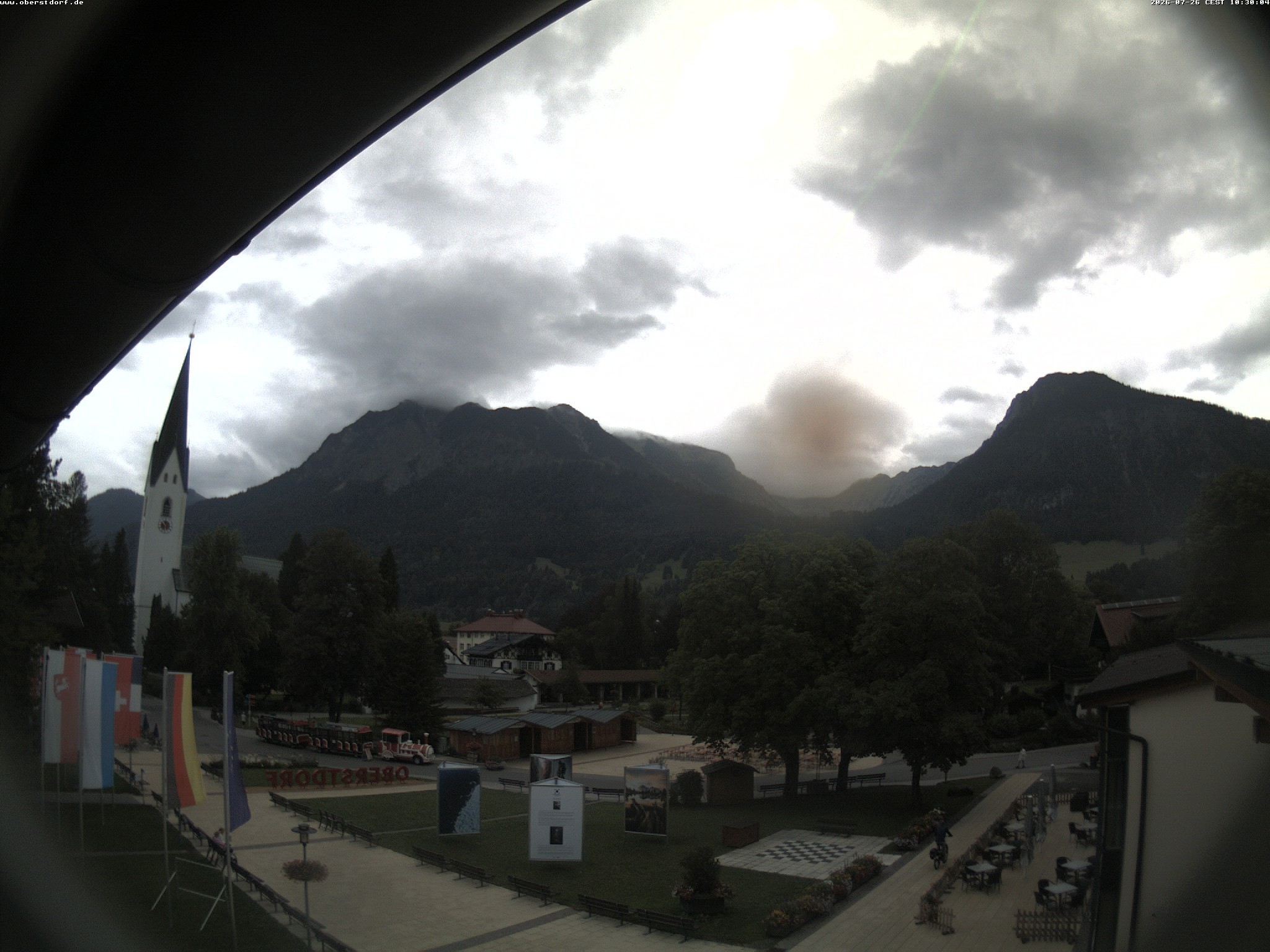 Archiv Foto Webcam Kurpark Oberstdorf