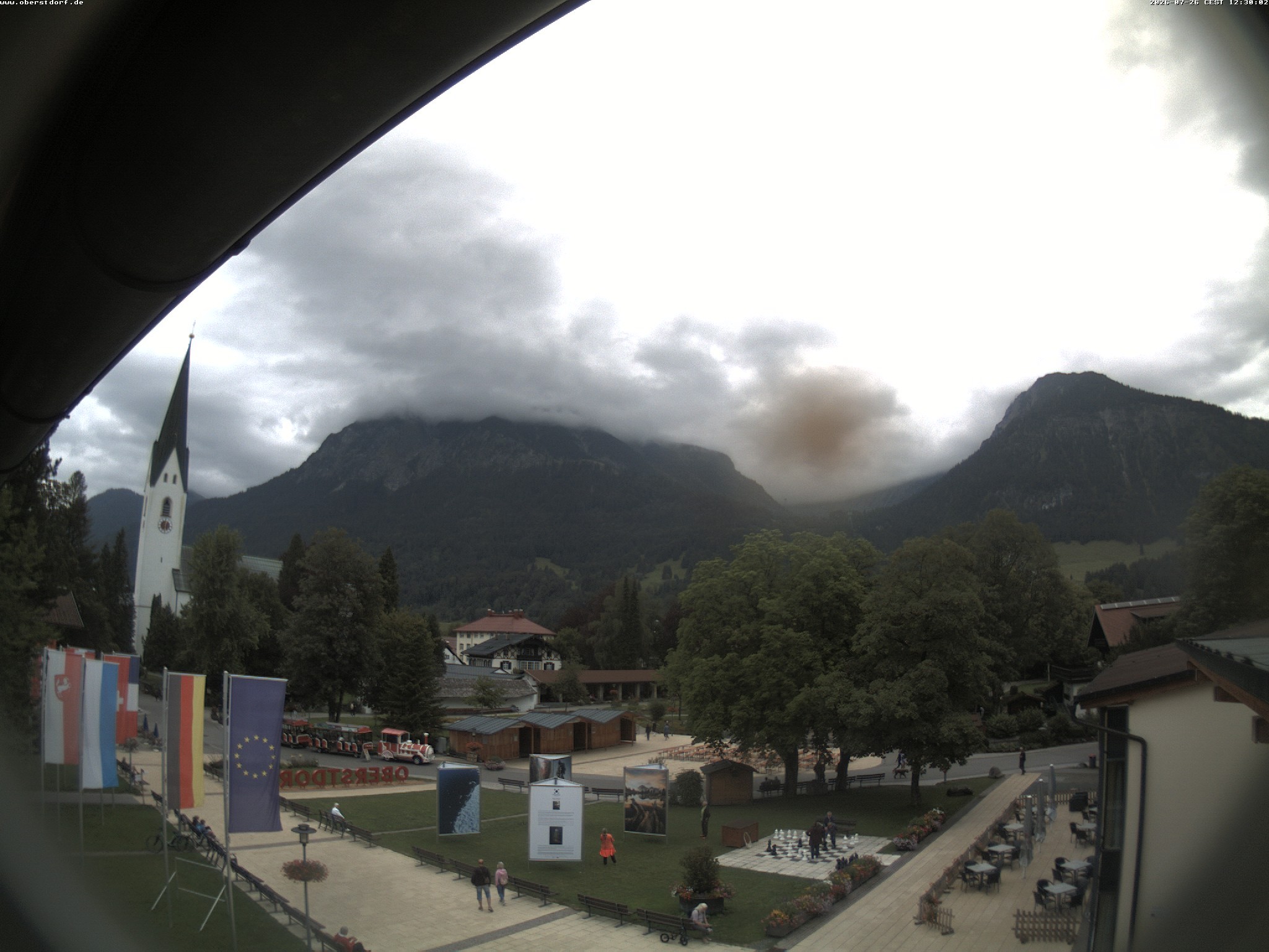 Archiv Foto Webcam Kurpark Oberstdorf
