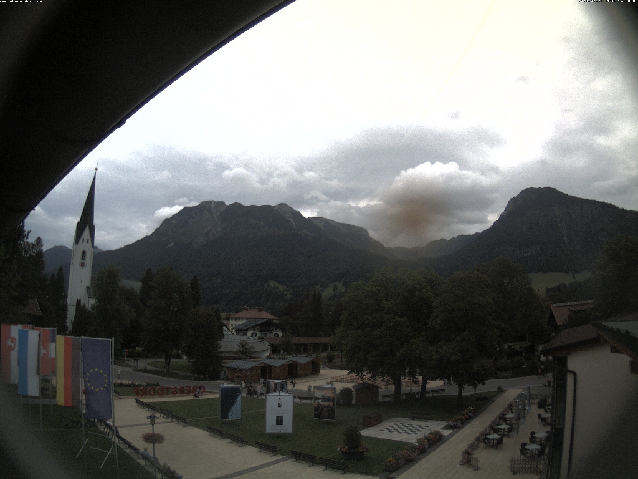 Archiv Foto Webcam Kurpark Oberstdorf