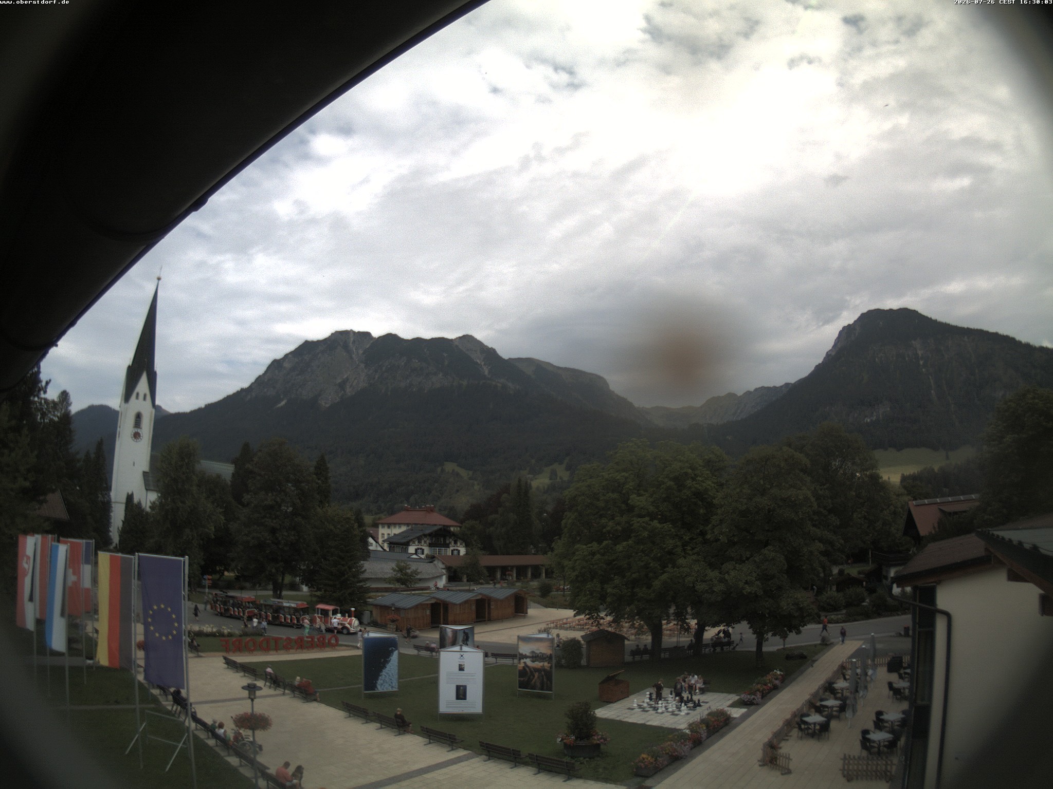 Archiv Foto Webcam Kurpark Oberstdorf
