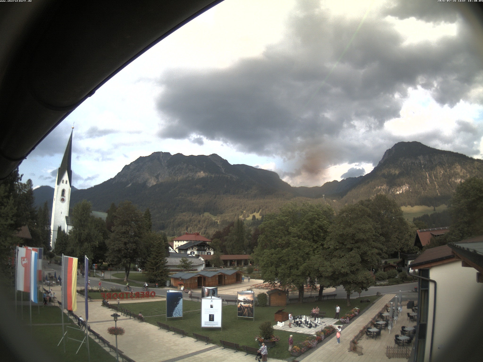 Archiv Foto Webcam Kurpark Oberstdorf