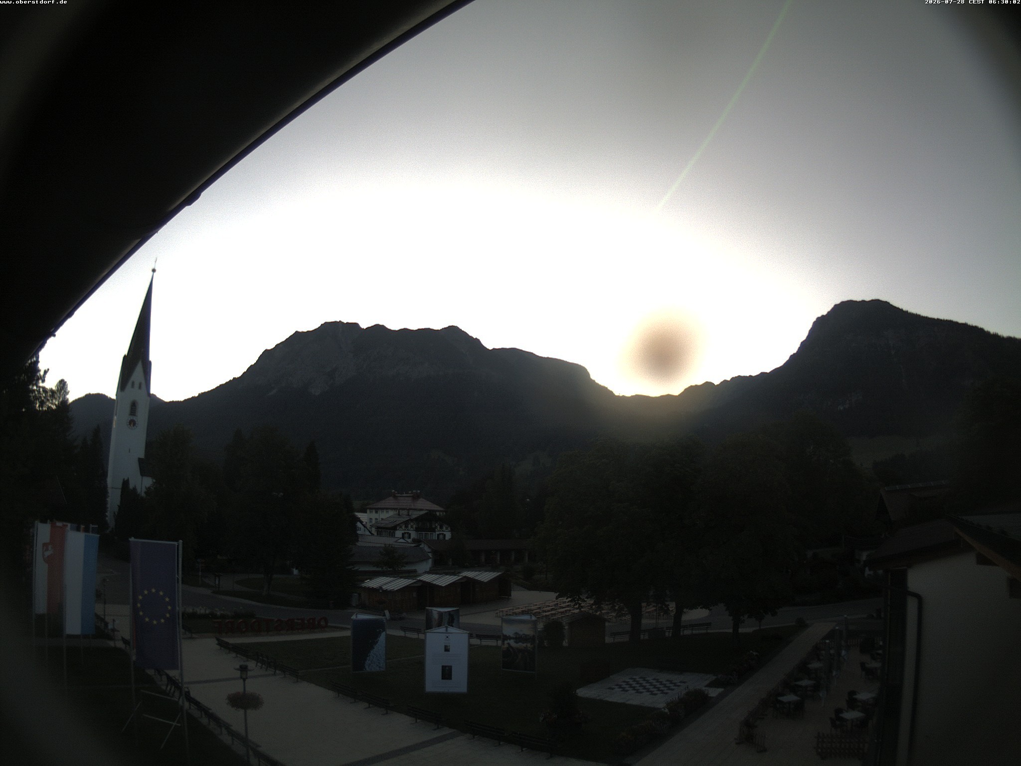 Archiv Foto Webcam Kurpark Oberstdorf