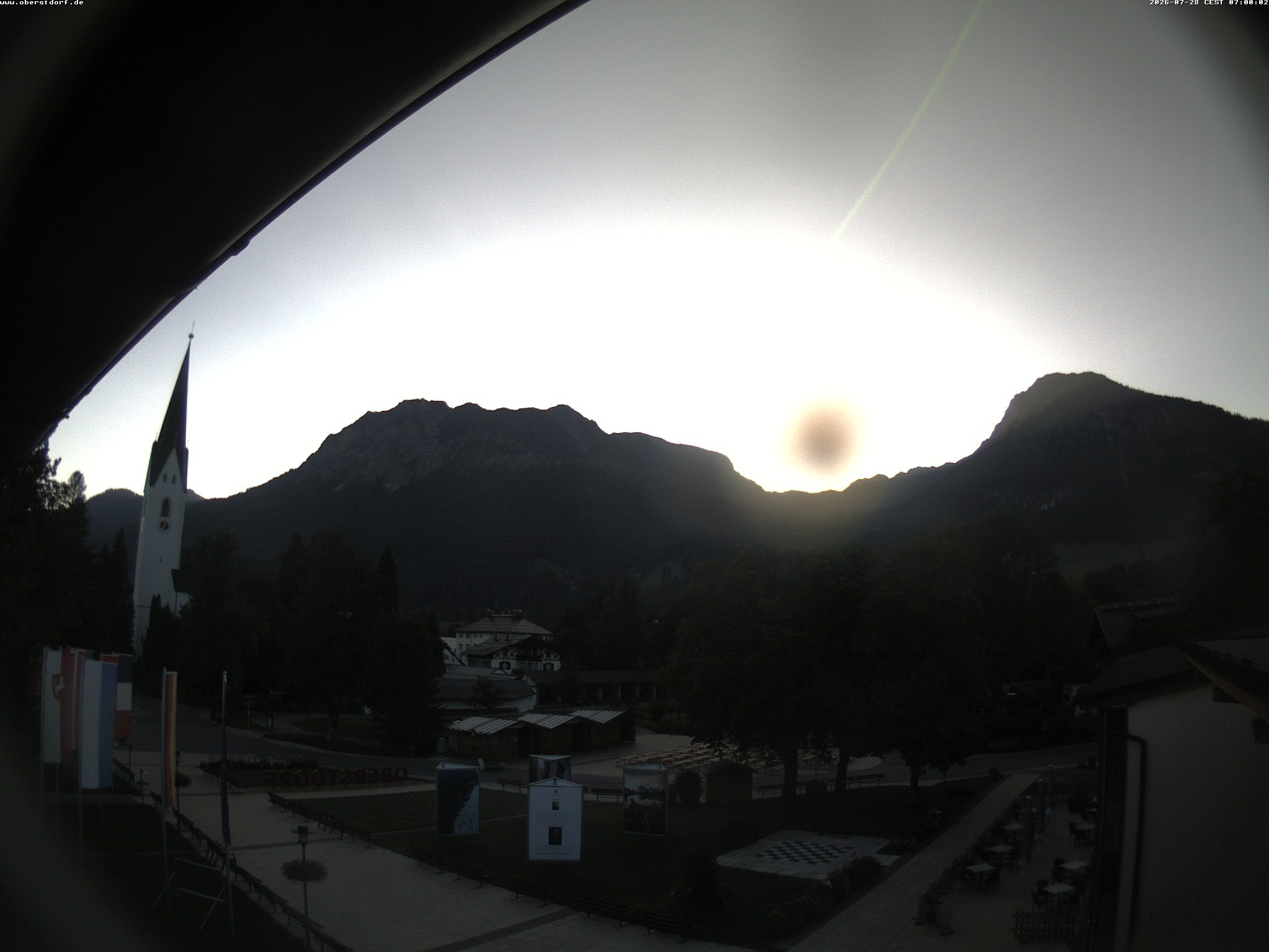 Archiv Foto Webcam Kurpark Oberstdorf