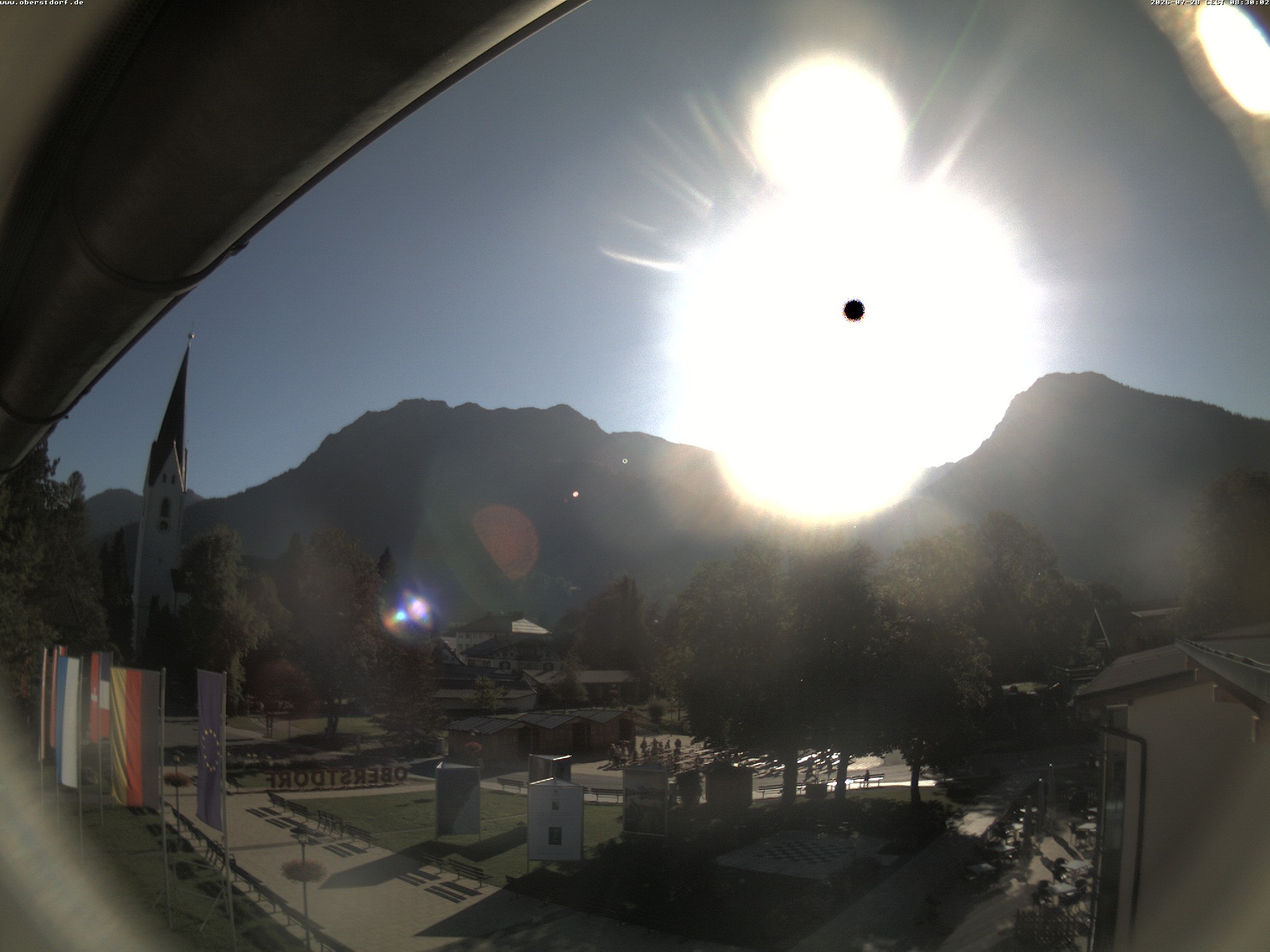 Archiv Foto Webcam Kurpark Oberstdorf