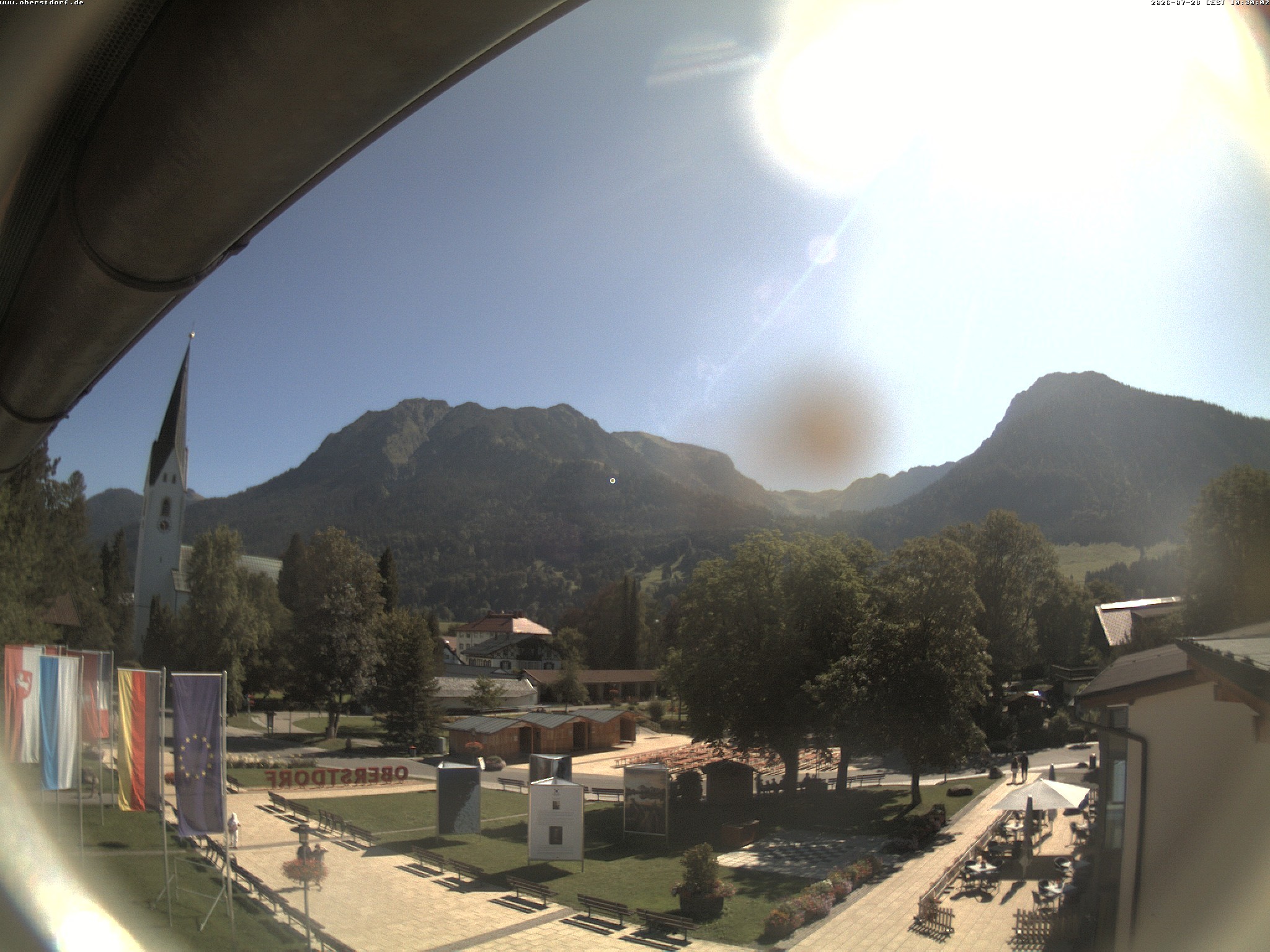 Archiv Foto Webcam Kurpark Oberstdorf