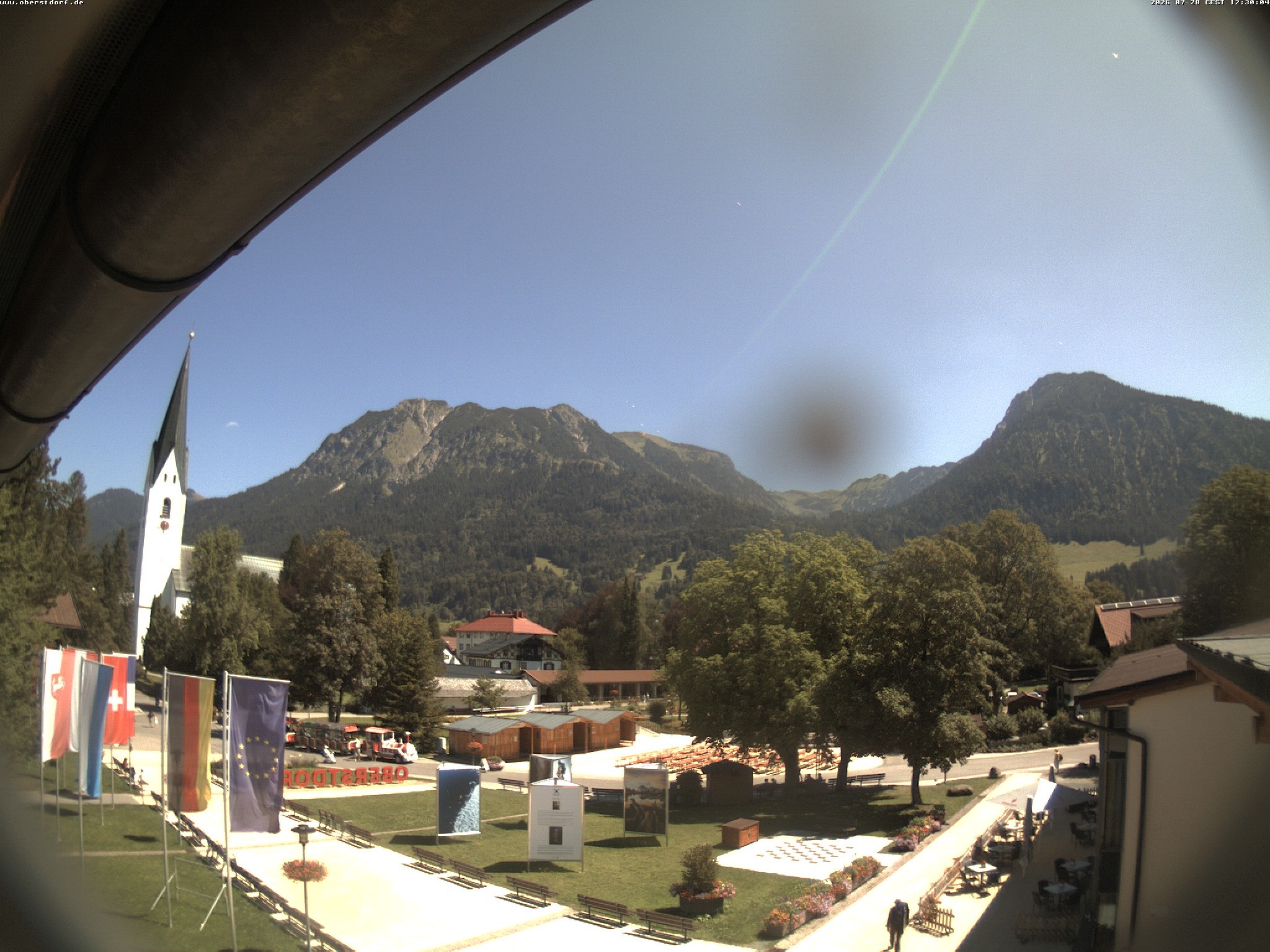 Archiv Foto Webcam Kurpark Oberstdorf