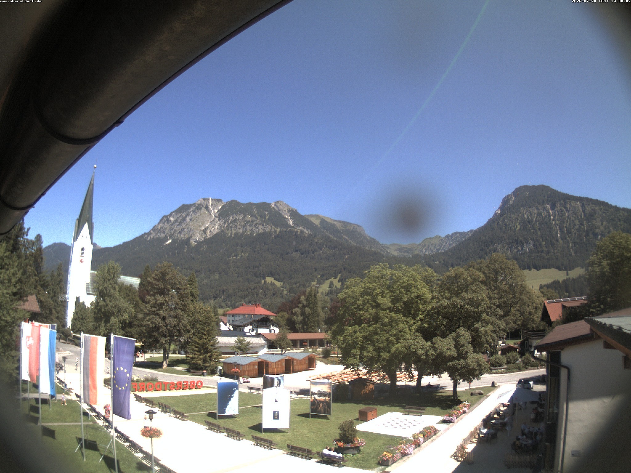 Archiv Foto Webcam Kurpark Oberstdorf