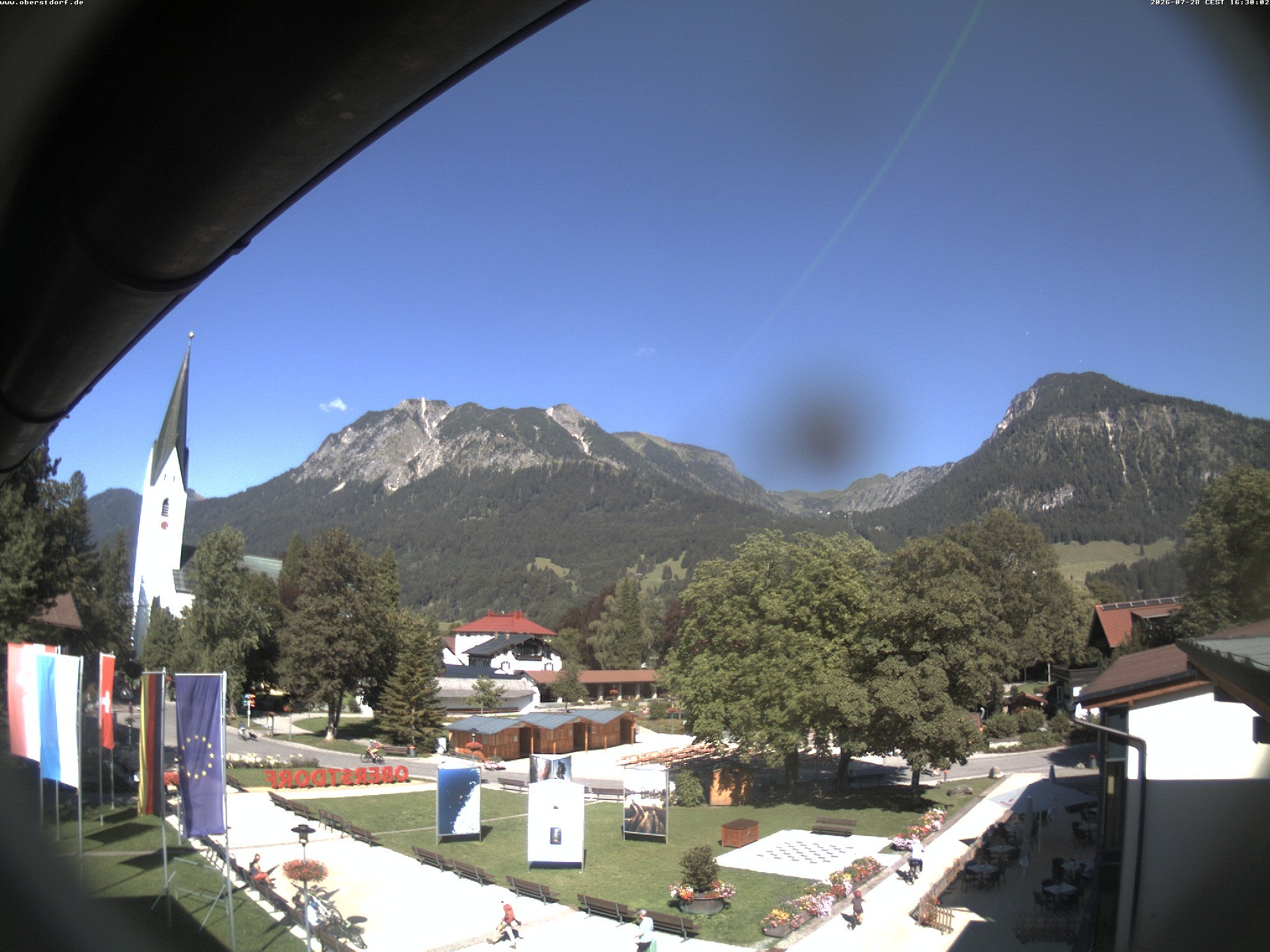 Archiv Foto Webcam Kurpark Oberstdorf