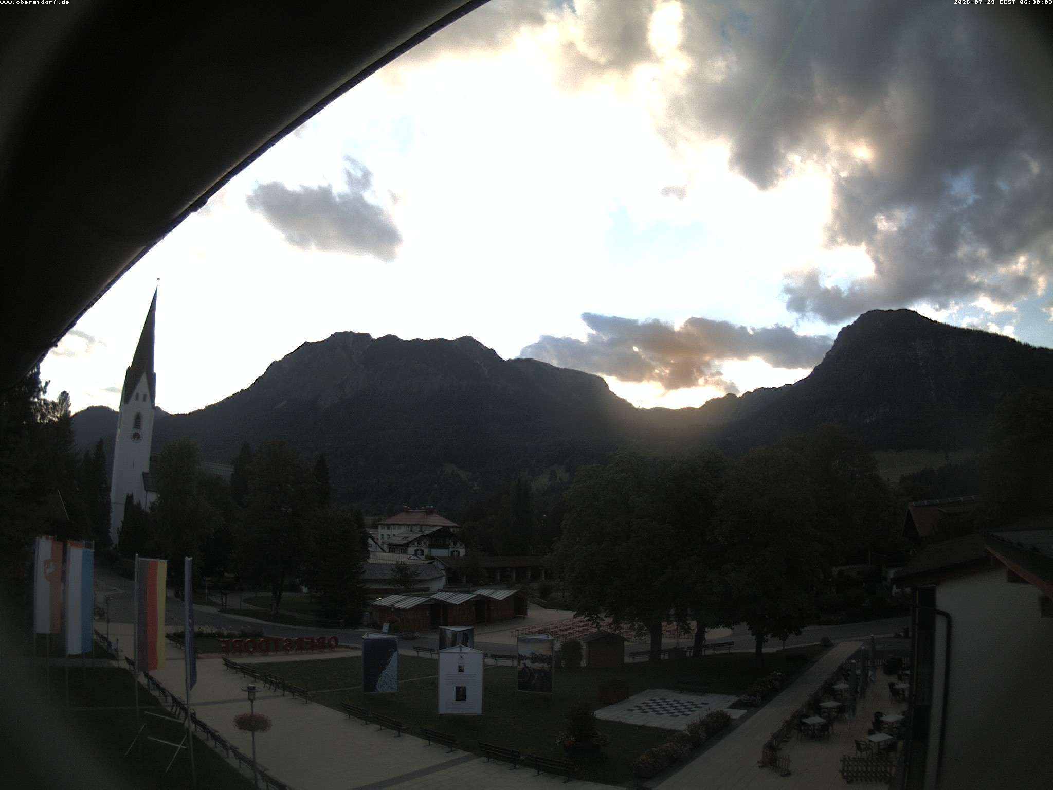 Archiv Foto Webcam Kurpark Oberstdorf