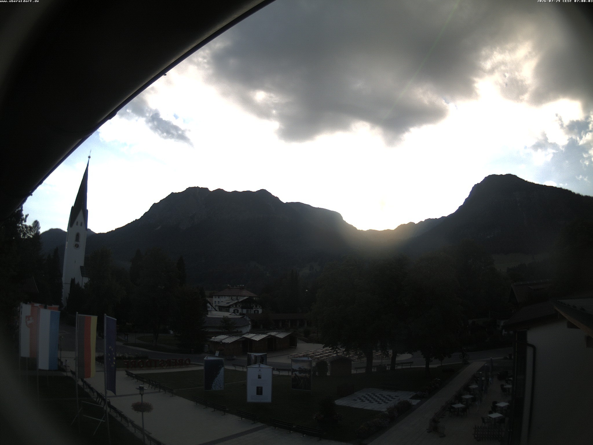 Archiv Foto Webcam Kurpark Oberstdorf
