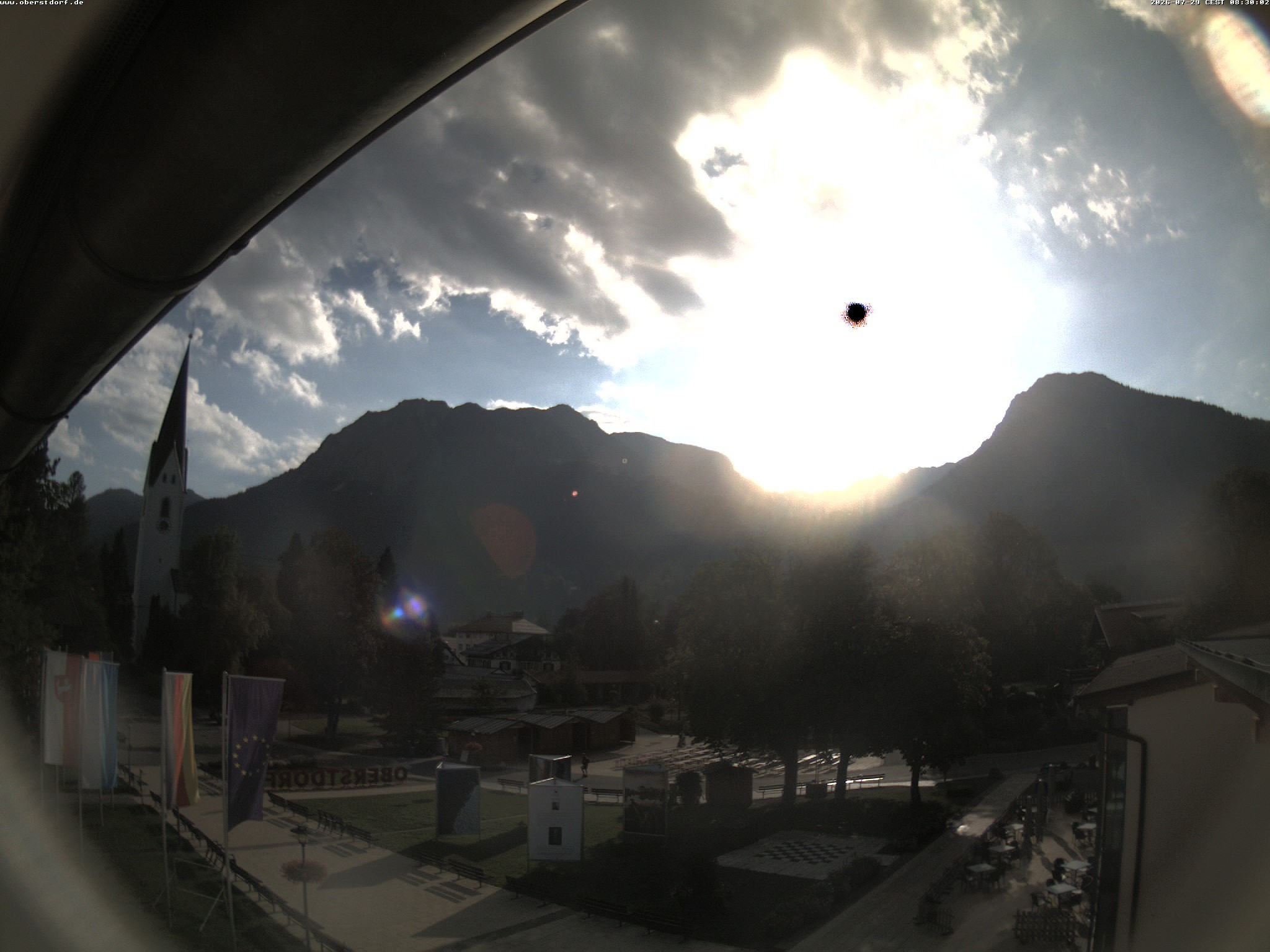 Archiv Foto Webcam Kurpark Oberstdorf