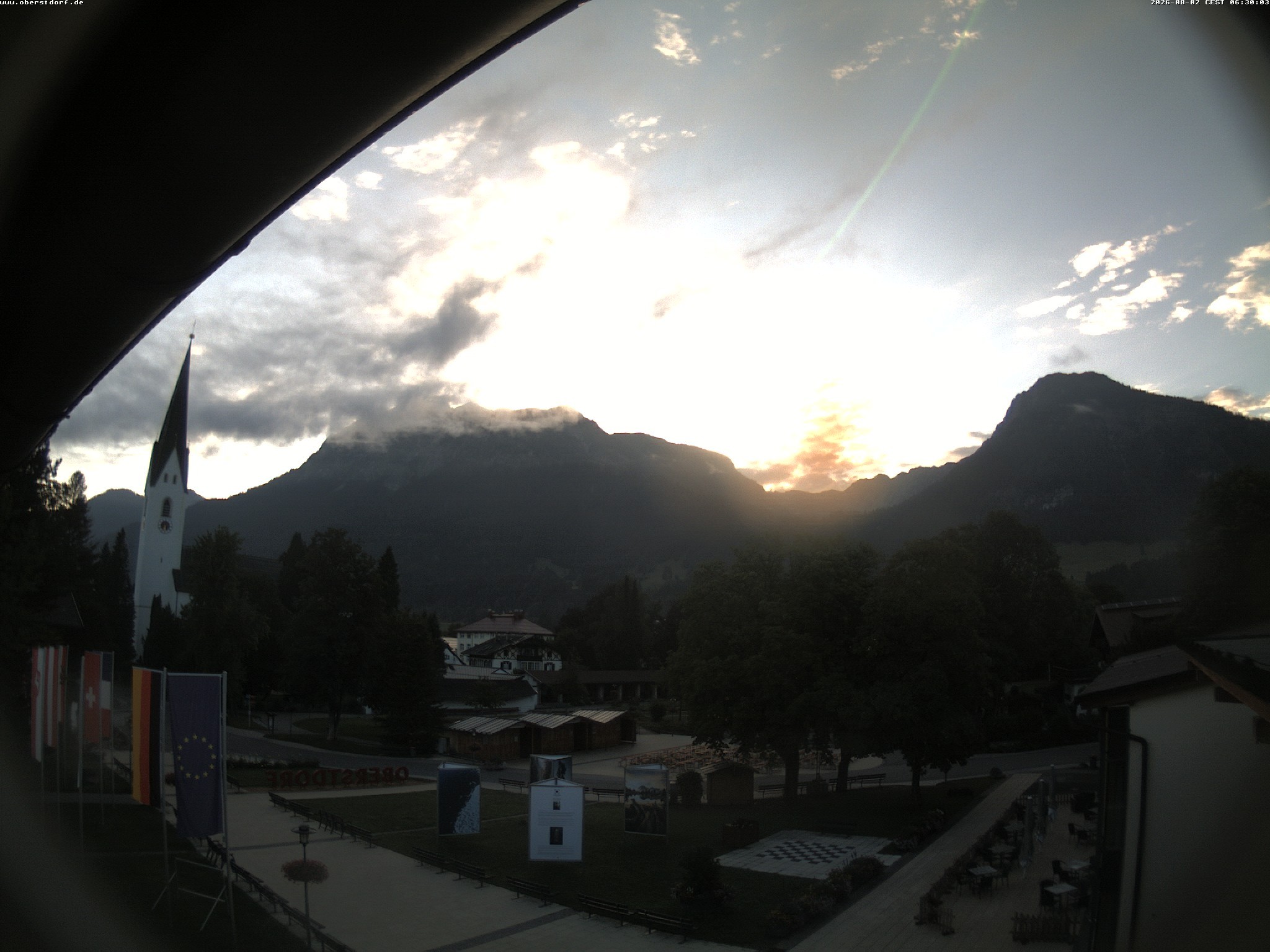 Archiv Foto Webcam Kurpark Oberstdorf