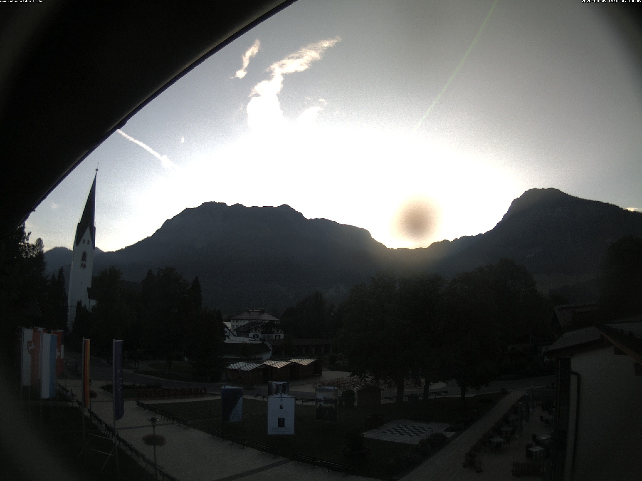 Archiv Foto Webcam Kurpark Oberstdorf
