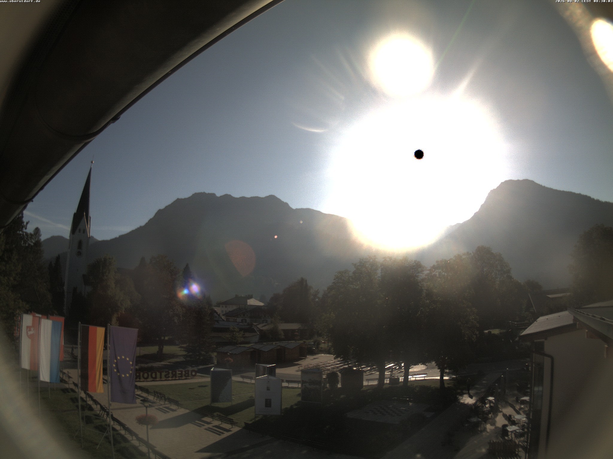 Archiv Foto Webcam Kurpark Oberstdorf