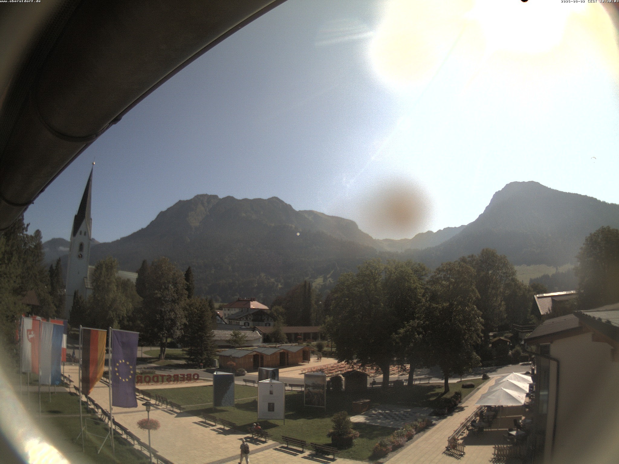 Archiv Foto Webcam Kurpark Oberstdorf