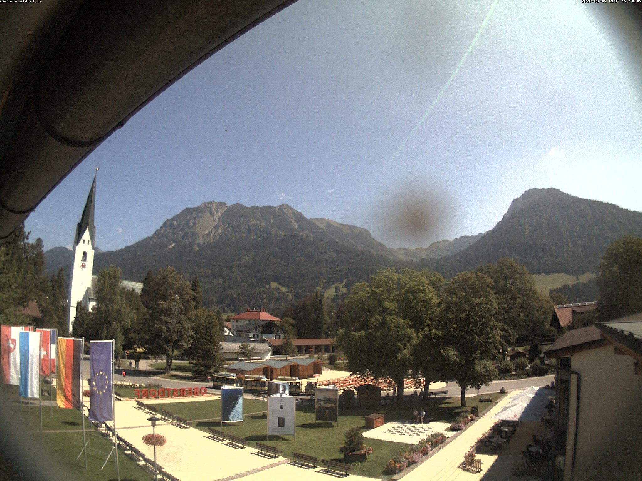 Archiv Foto Webcam Kurpark Oberstdorf