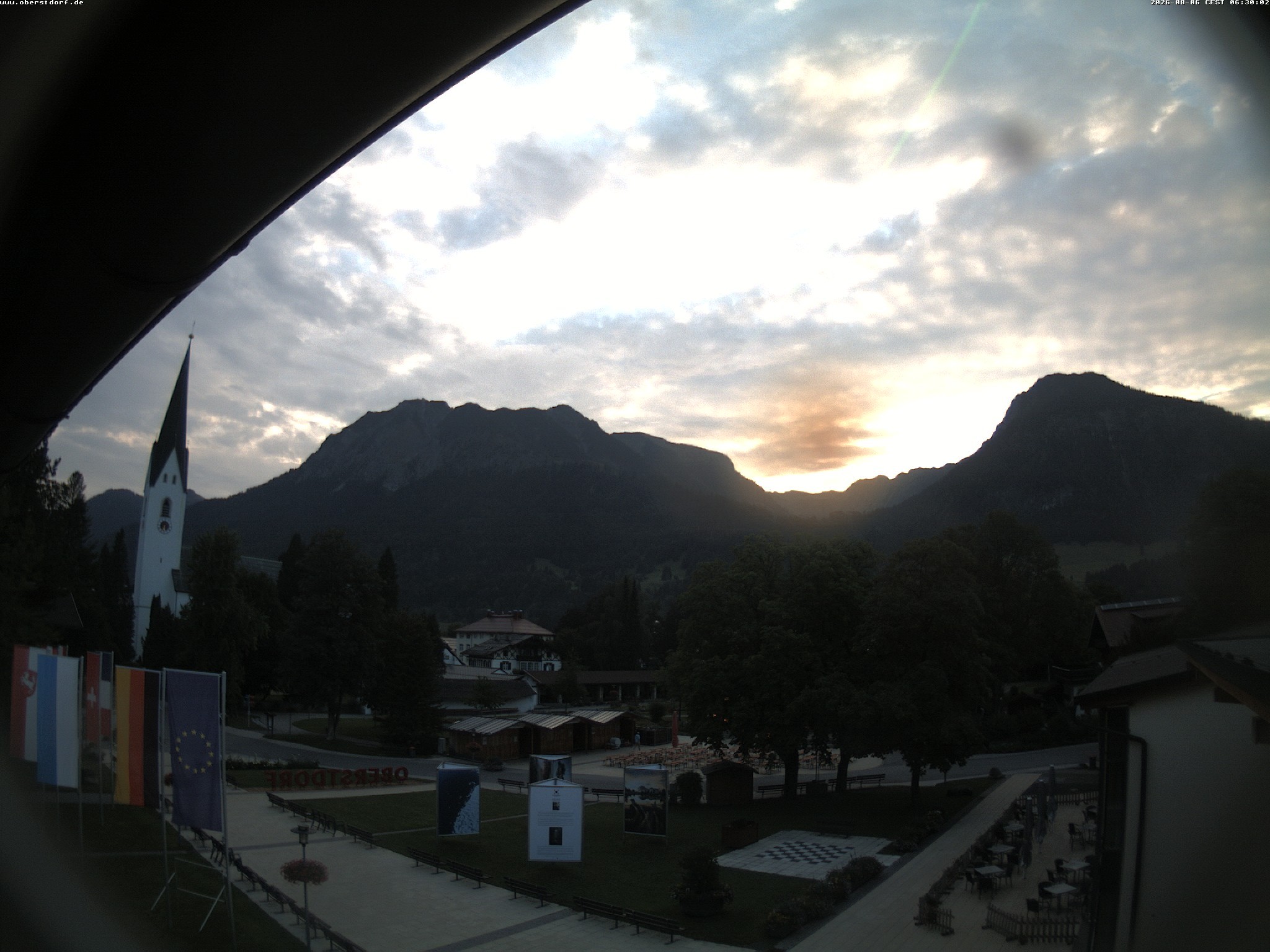 Archiv Foto Webcam Kurpark Oberstdorf