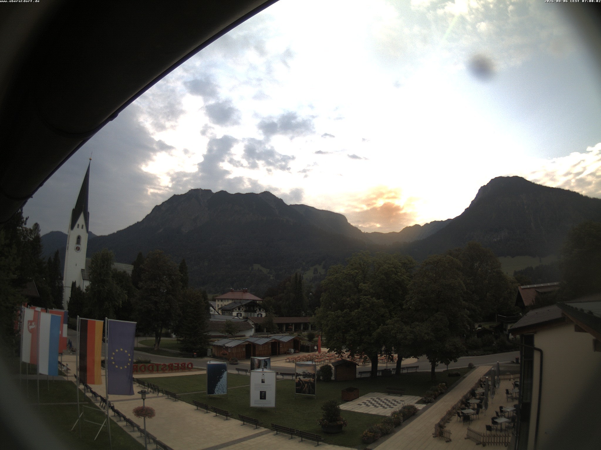 Archiv Foto Webcam Kurpark Oberstdorf