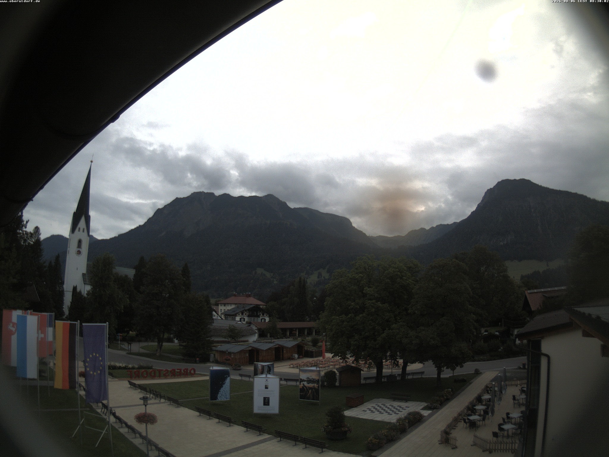 Archiv Foto Webcam Kurpark Oberstdorf