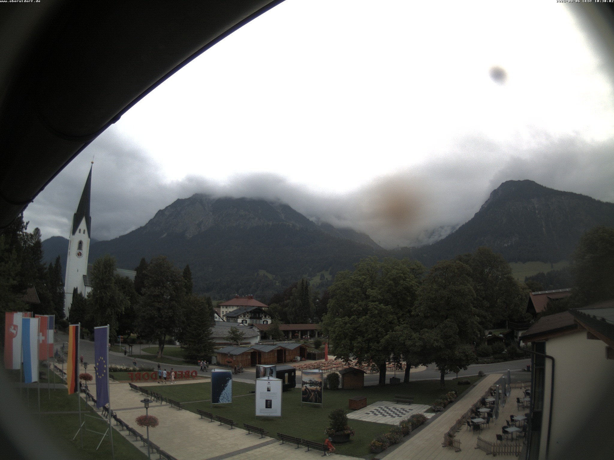 Archiv Foto Webcam Kurpark Oberstdorf
