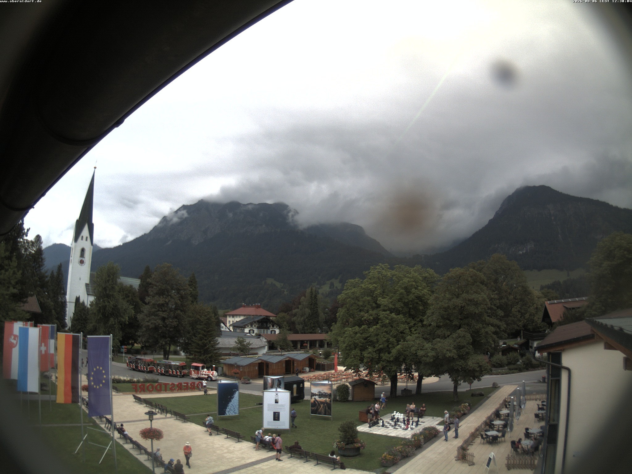 Archiv Foto Webcam Kurpark Oberstdorf