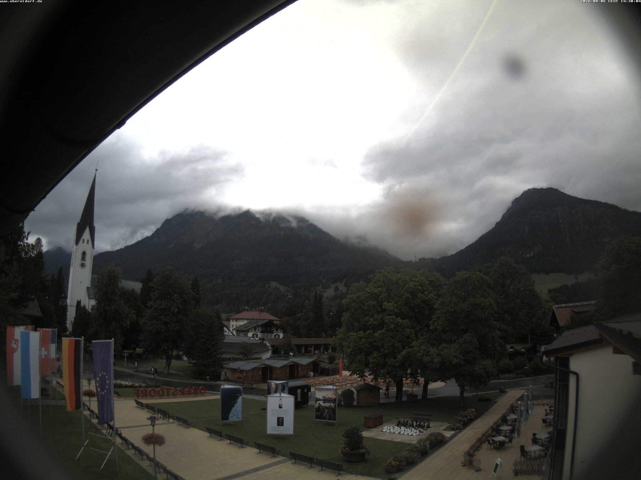 Archiv Foto Webcam Kurpark Oberstdorf