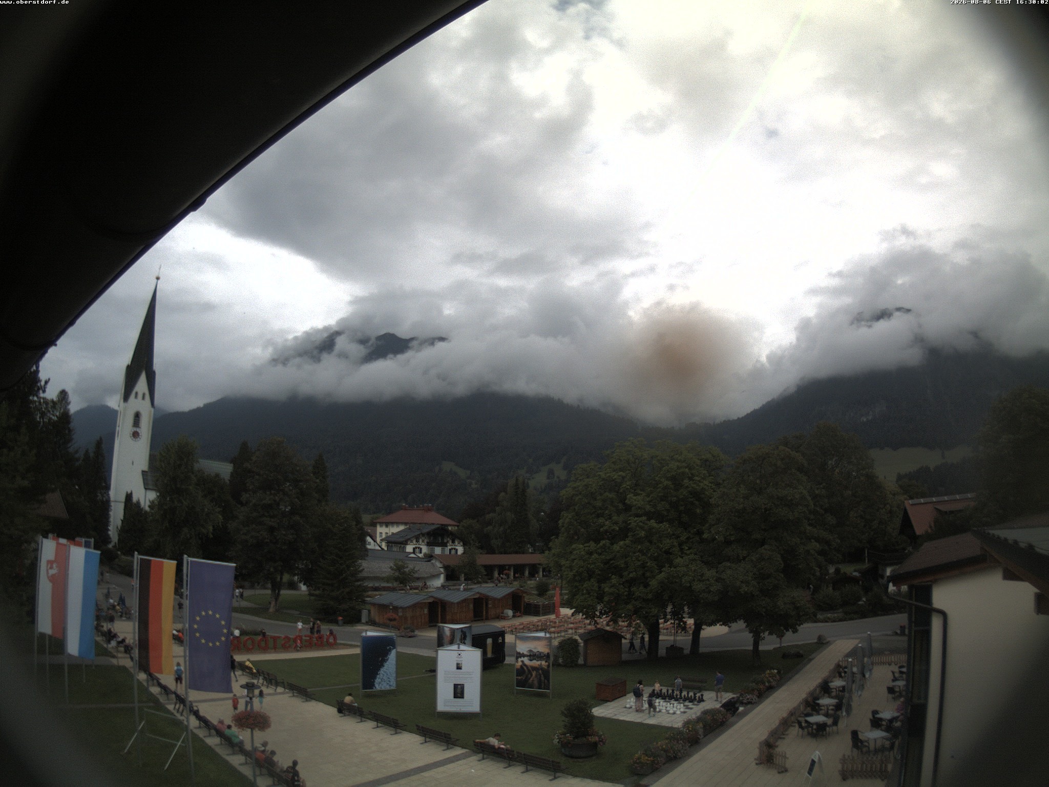 Archiv Foto Webcam Kurpark Oberstdorf