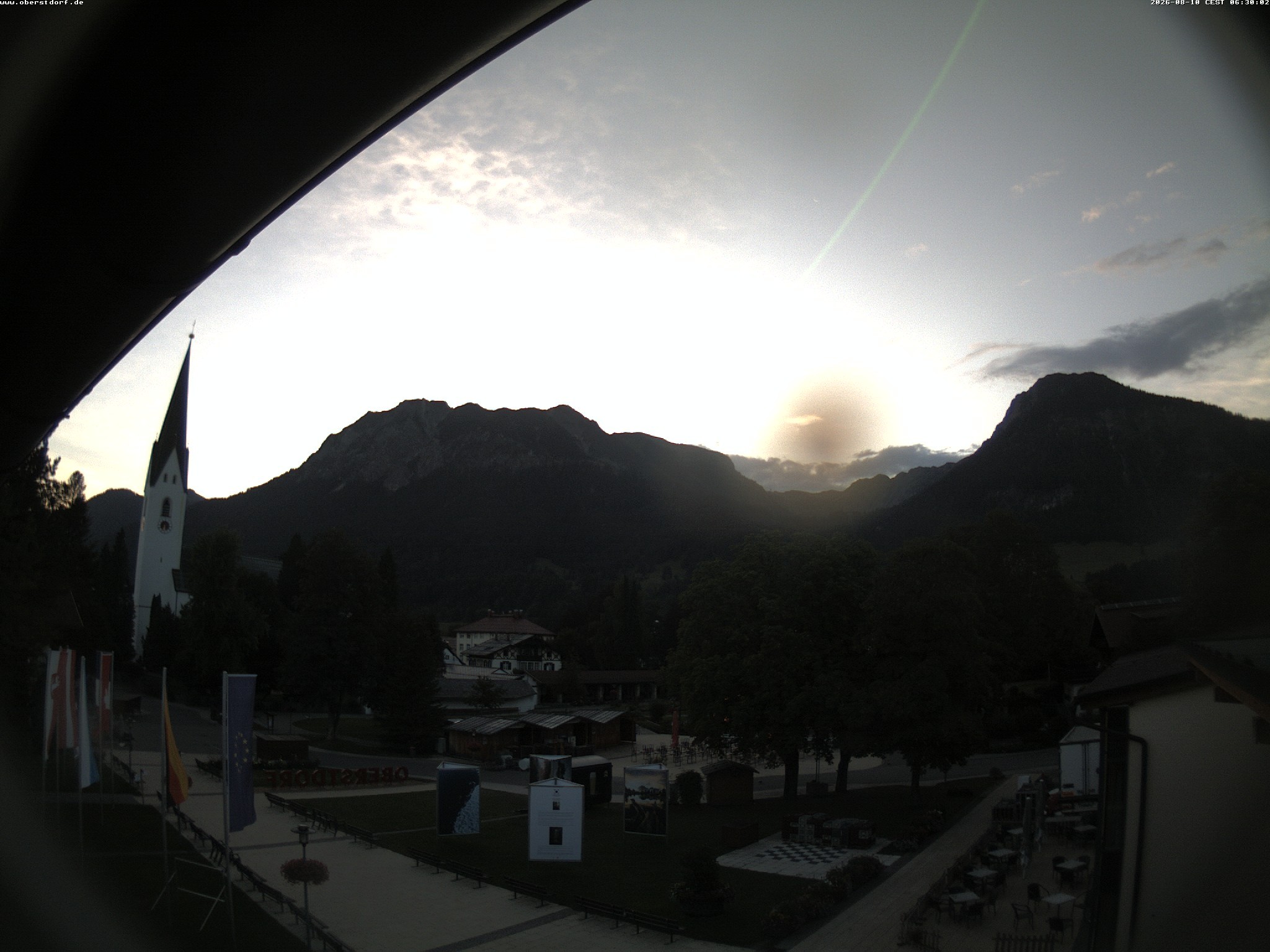 Archiv Foto Webcam Kurpark Oberstdorf