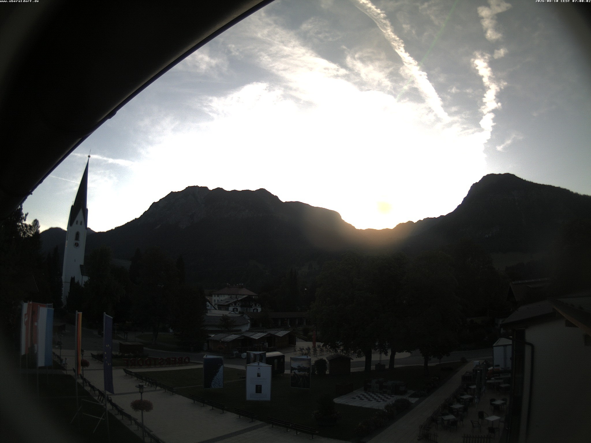 Archiv Foto Webcam Kurpark Oberstdorf