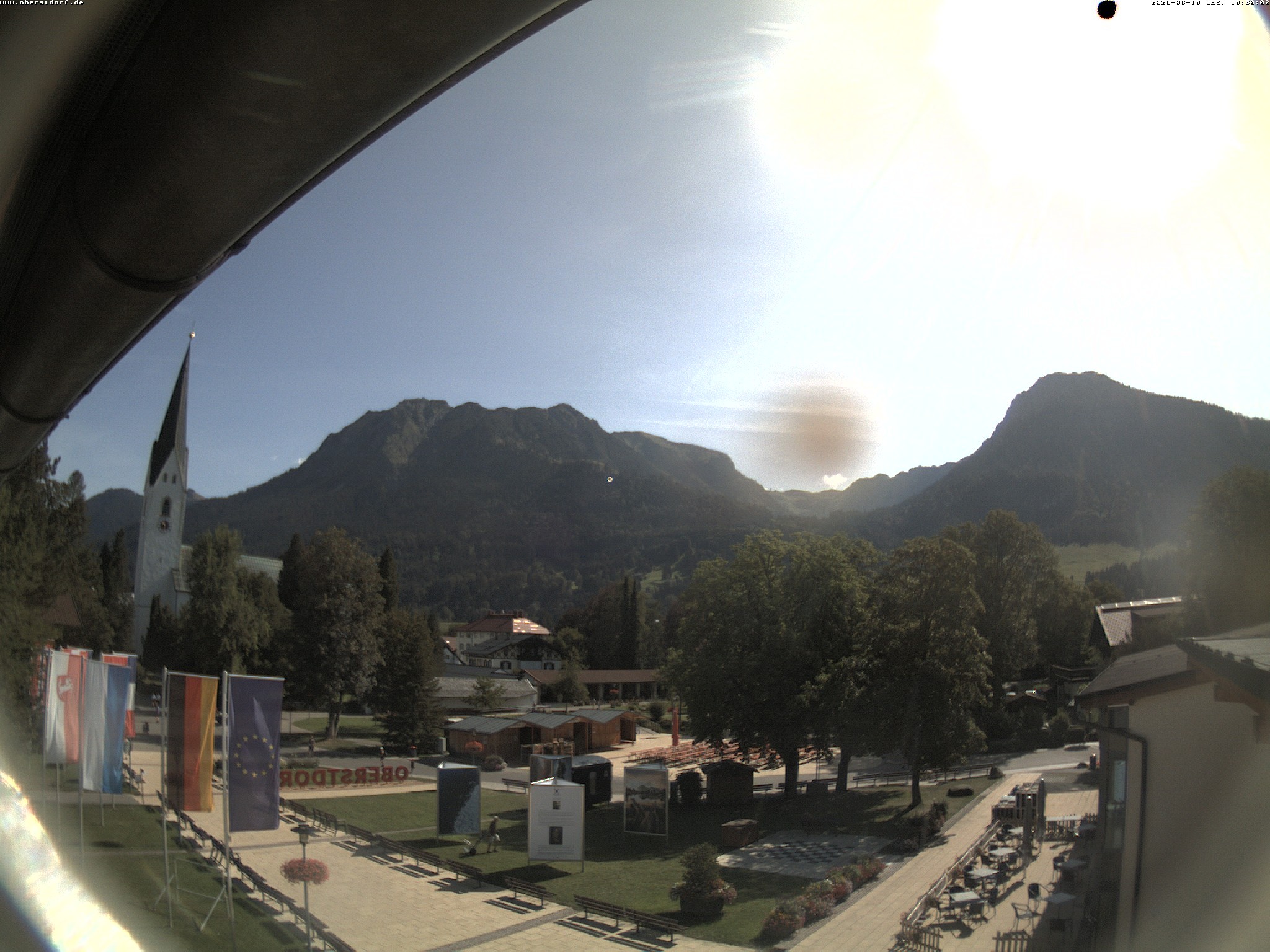 Archiv Foto Webcam Kurpark Oberstdorf