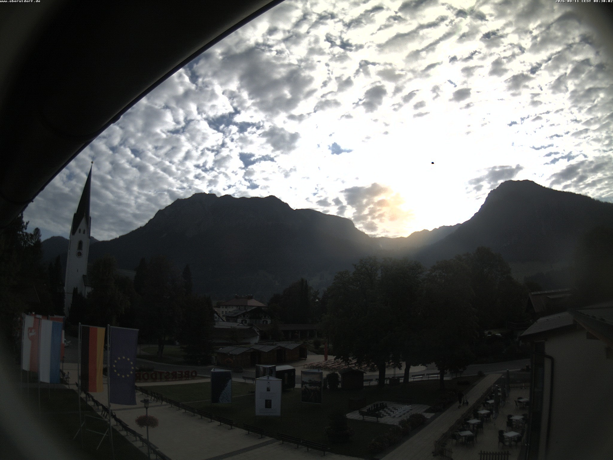 Archived image Webcam St. John's Church Oberstdorf