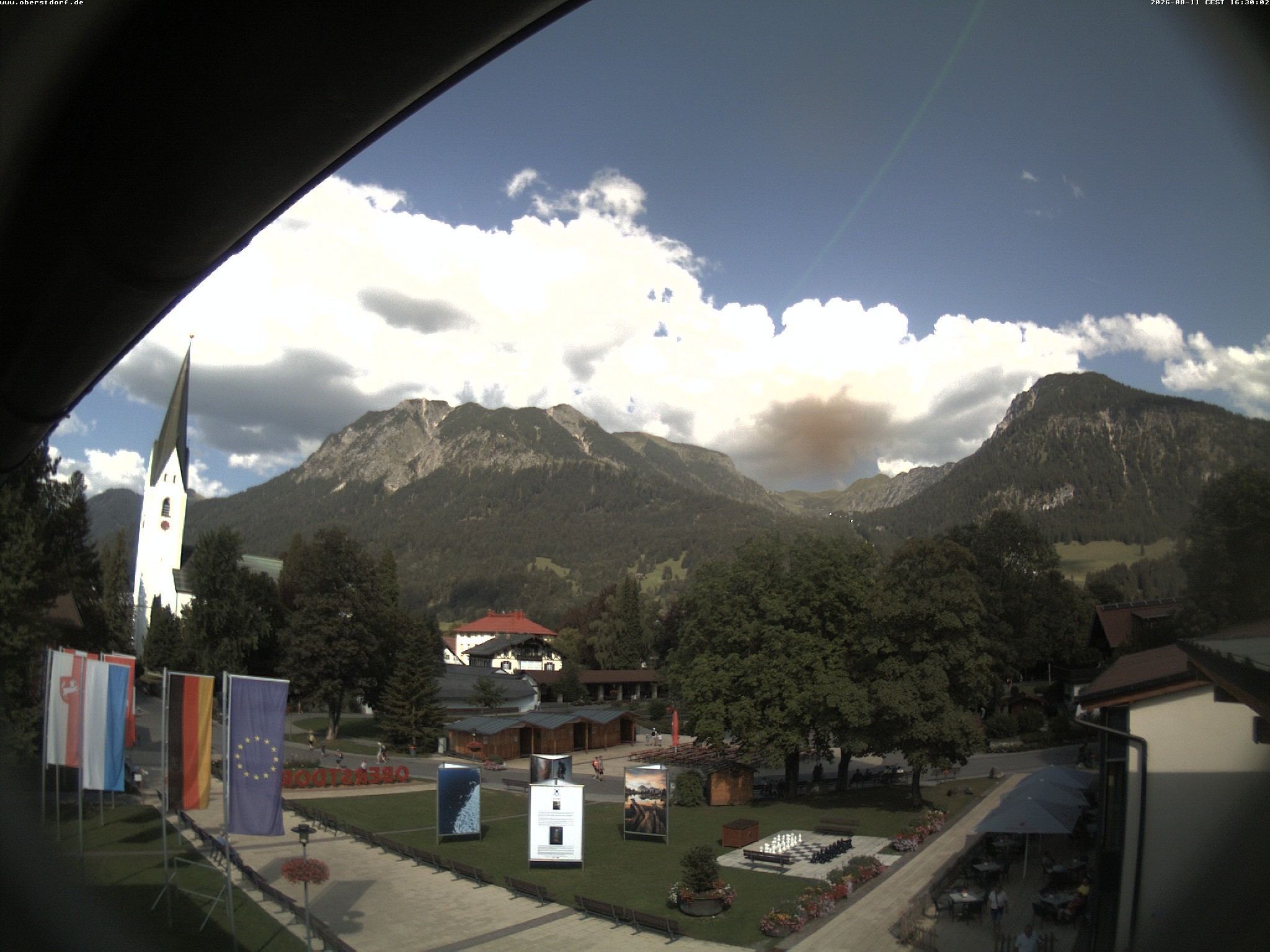 Archiv Foto Webcam Kurpark Oberstdorf