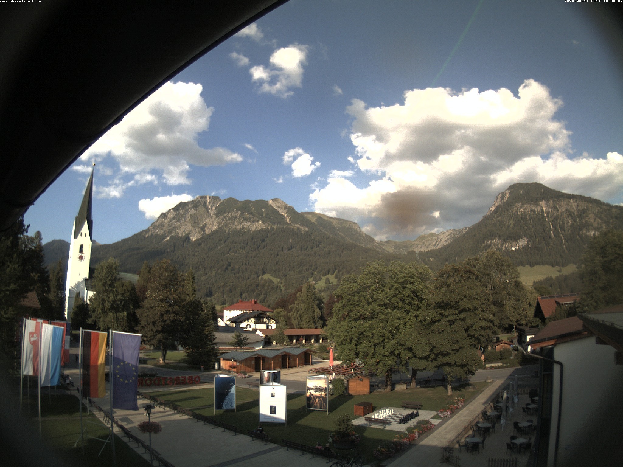 Archiv Foto Webcam Kurpark Oberstdorf