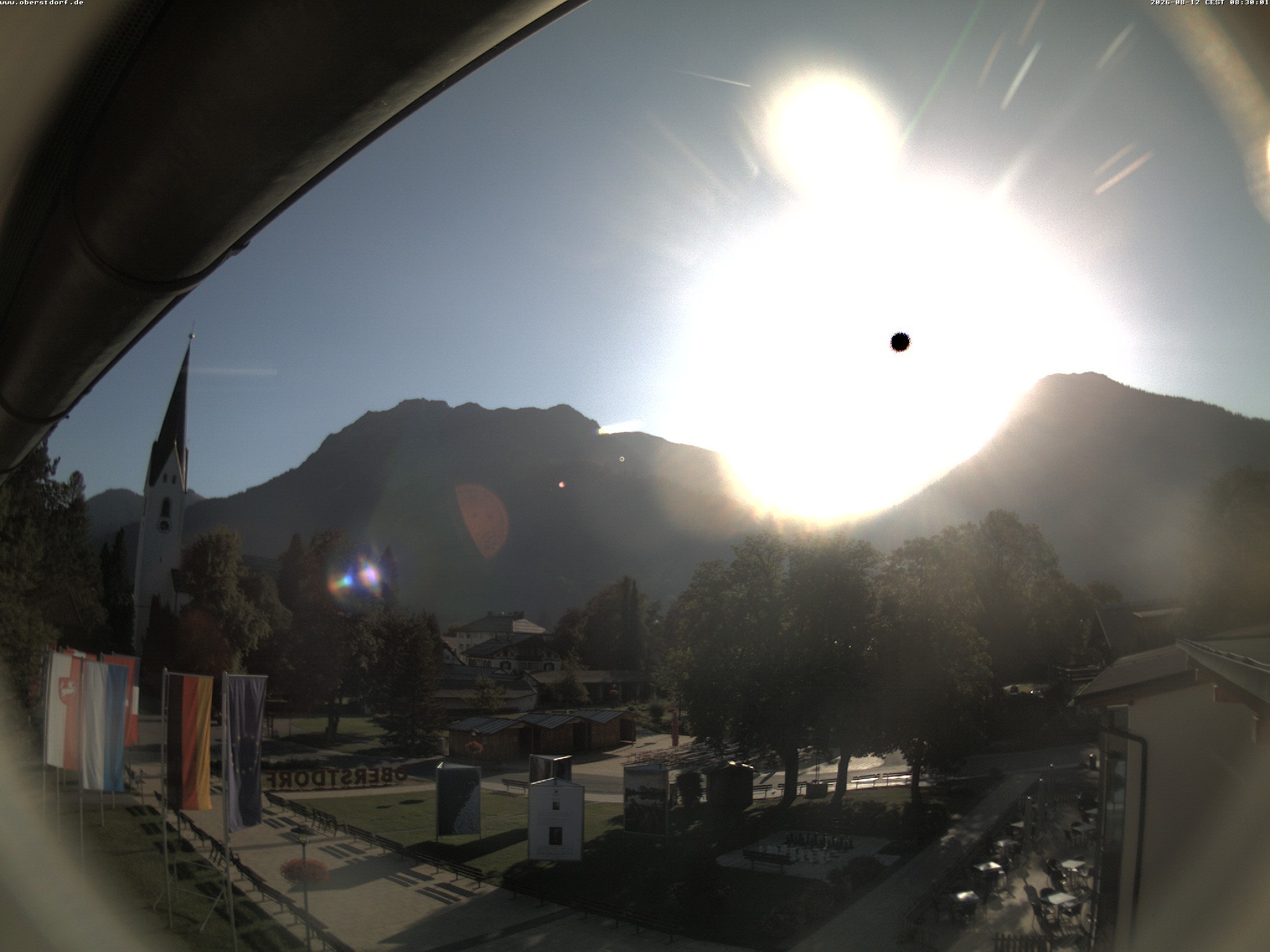Archiv Foto Webcam Kurpark Oberstdorf