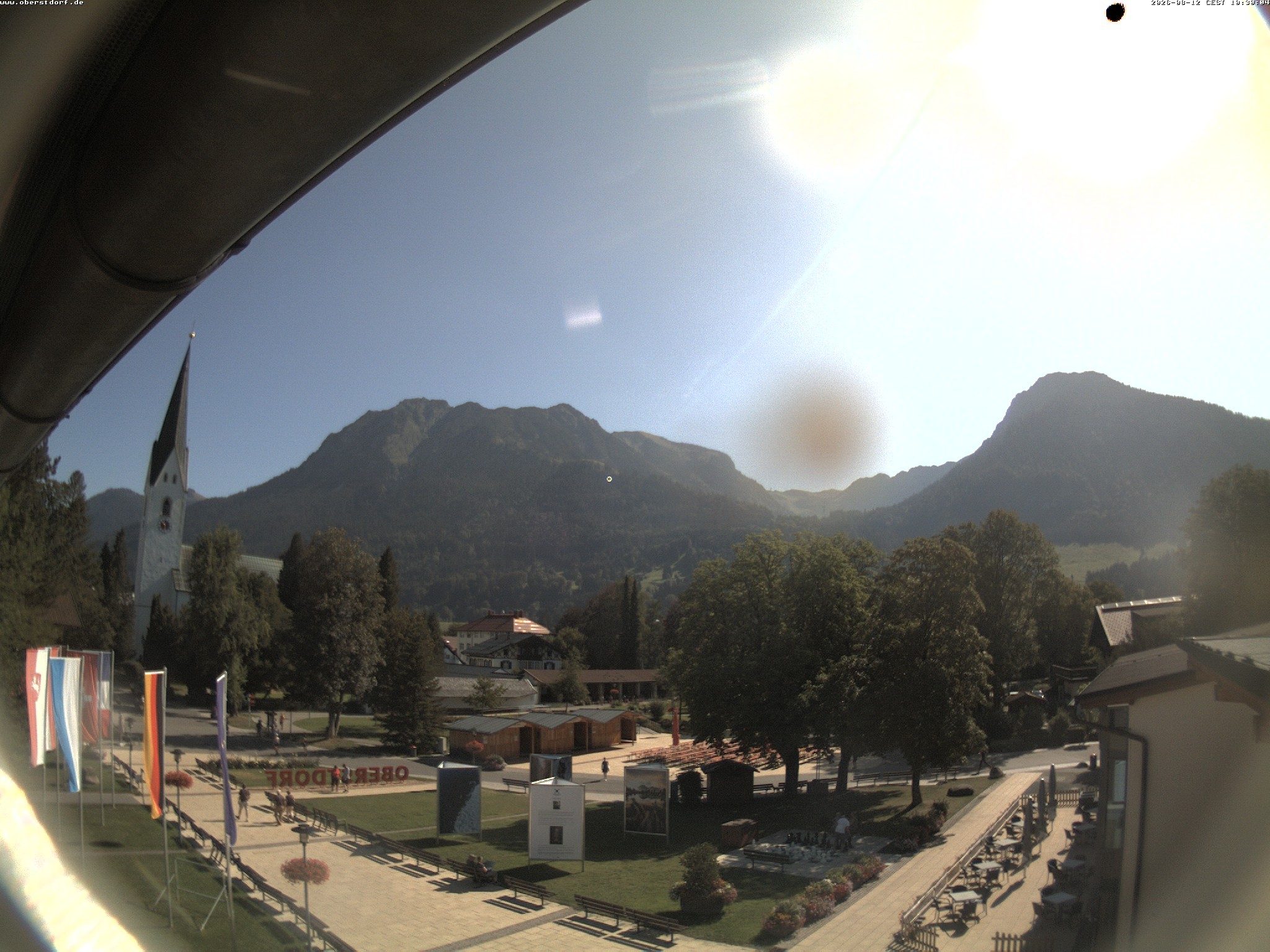Archiv Foto Webcam Kurpark Oberstdorf