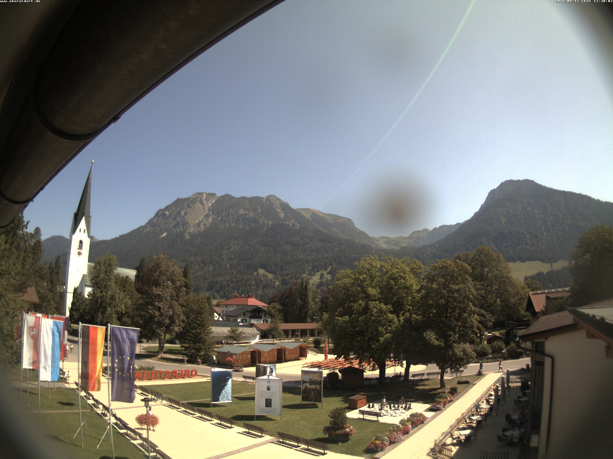 Archiv Foto Webcam Kurpark Oberstdorf