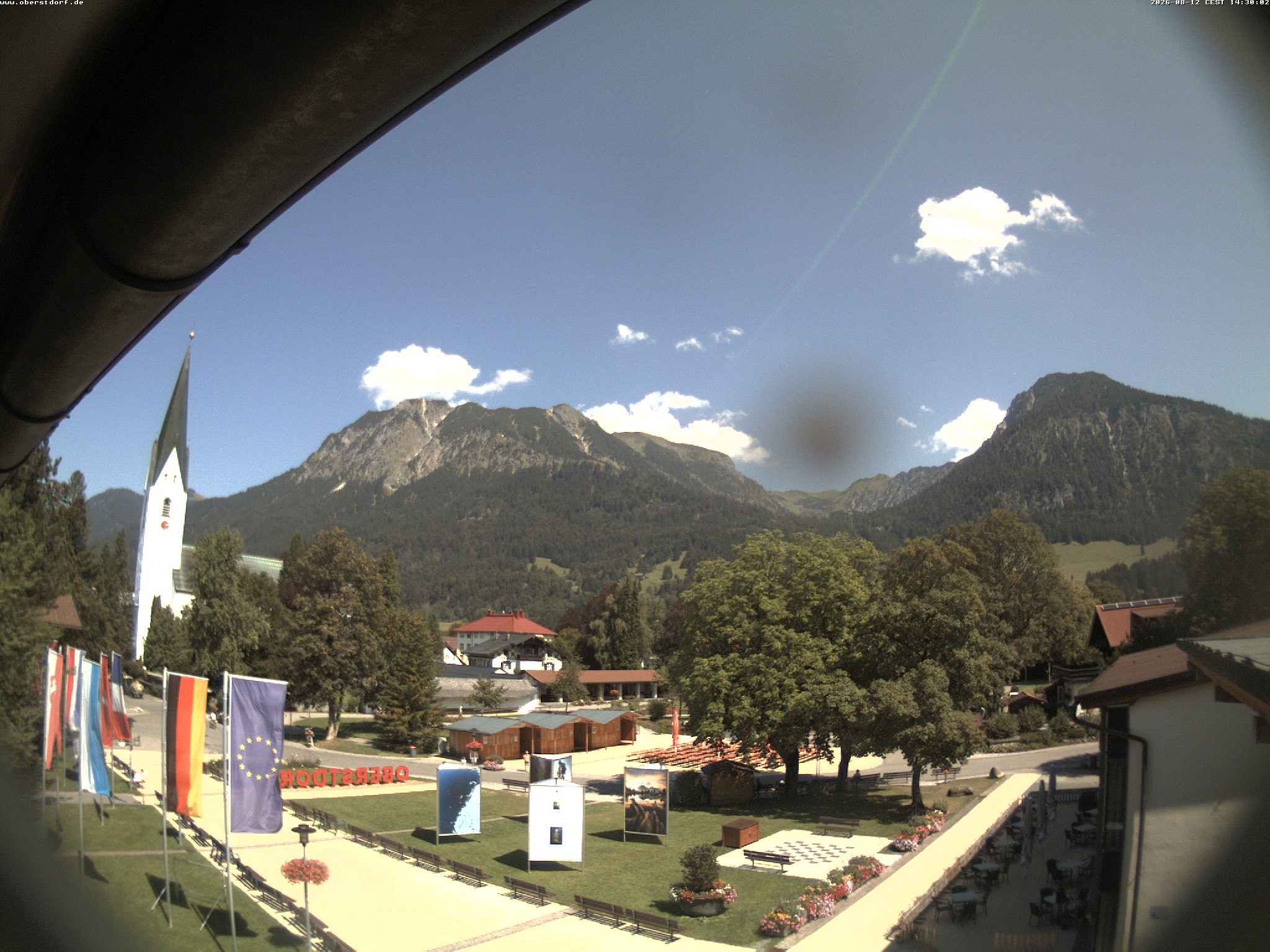 Archiv Foto Webcam Kurpark Oberstdorf