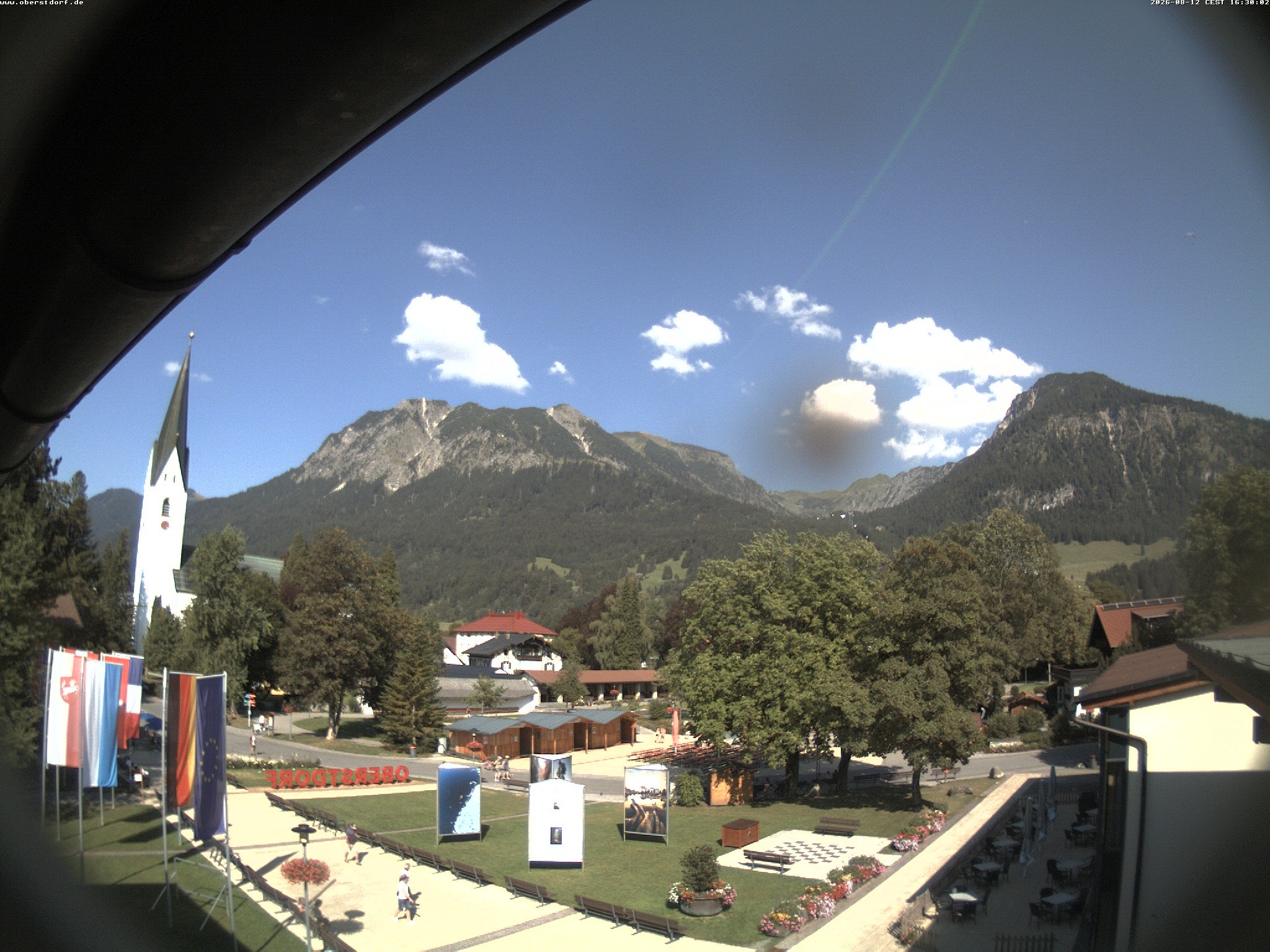 Archiv Foto Webcam Kurpark Oberstdorf