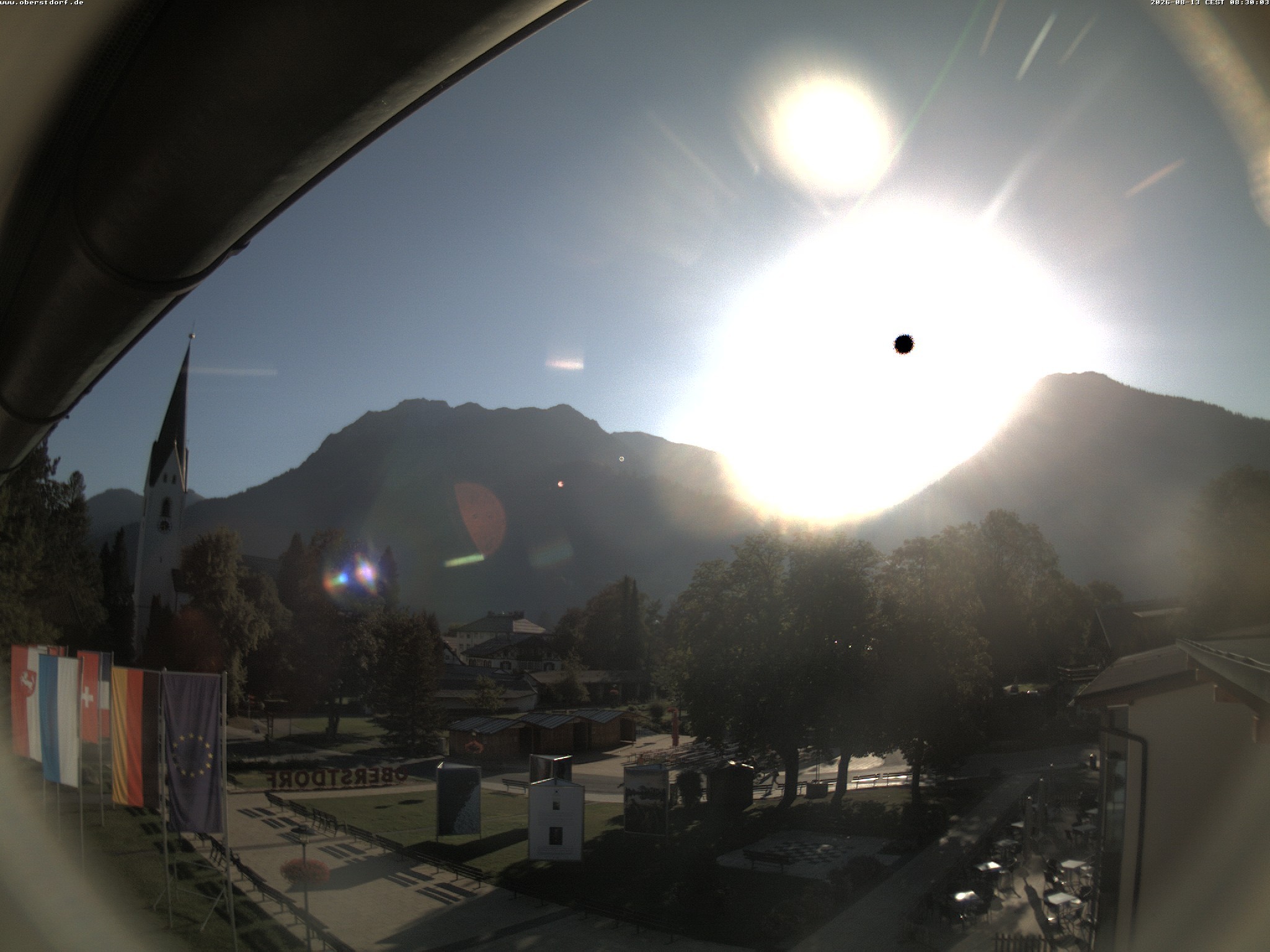 Archiv Foto Webcam Kurpark Oberstdorf