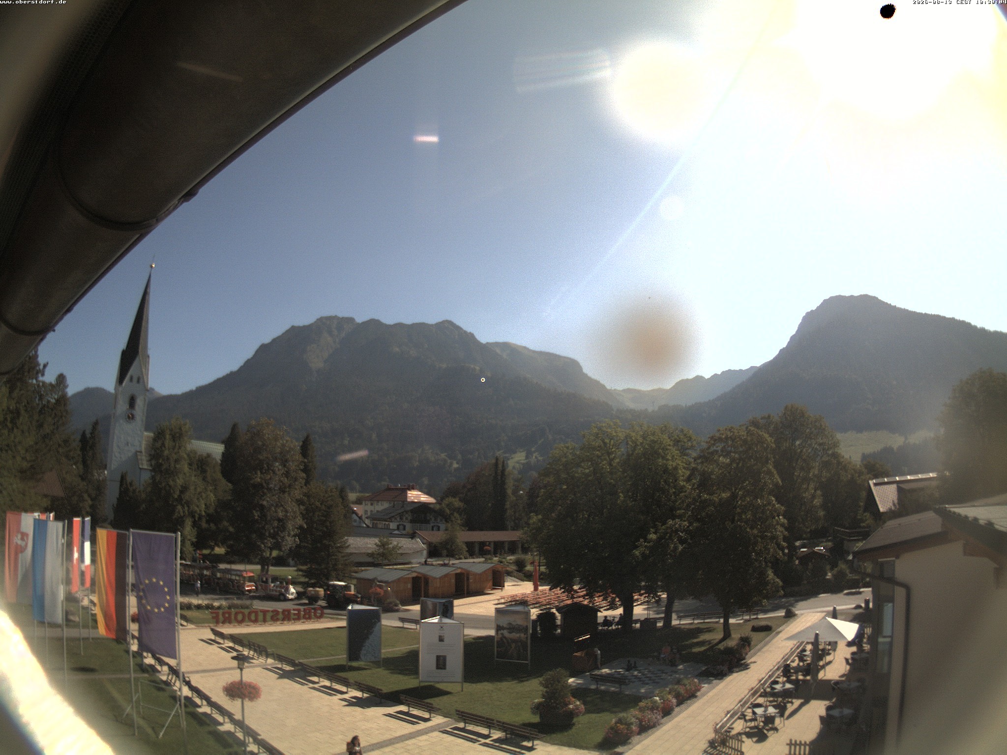 Archiv Foto Webcam Kurpark Oberstdorf