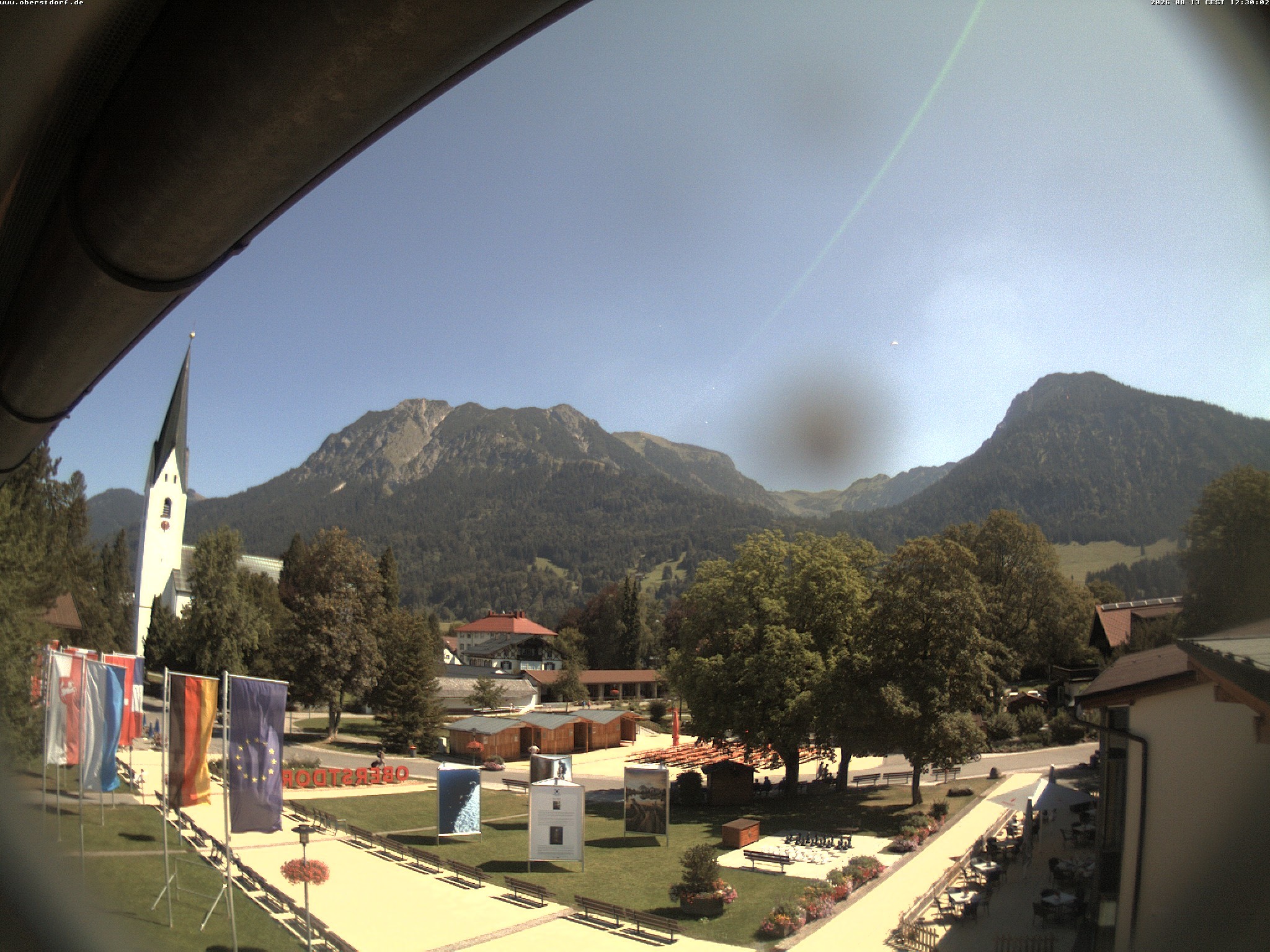 Archiv Foto Webcam Kurpark Oberstdorf