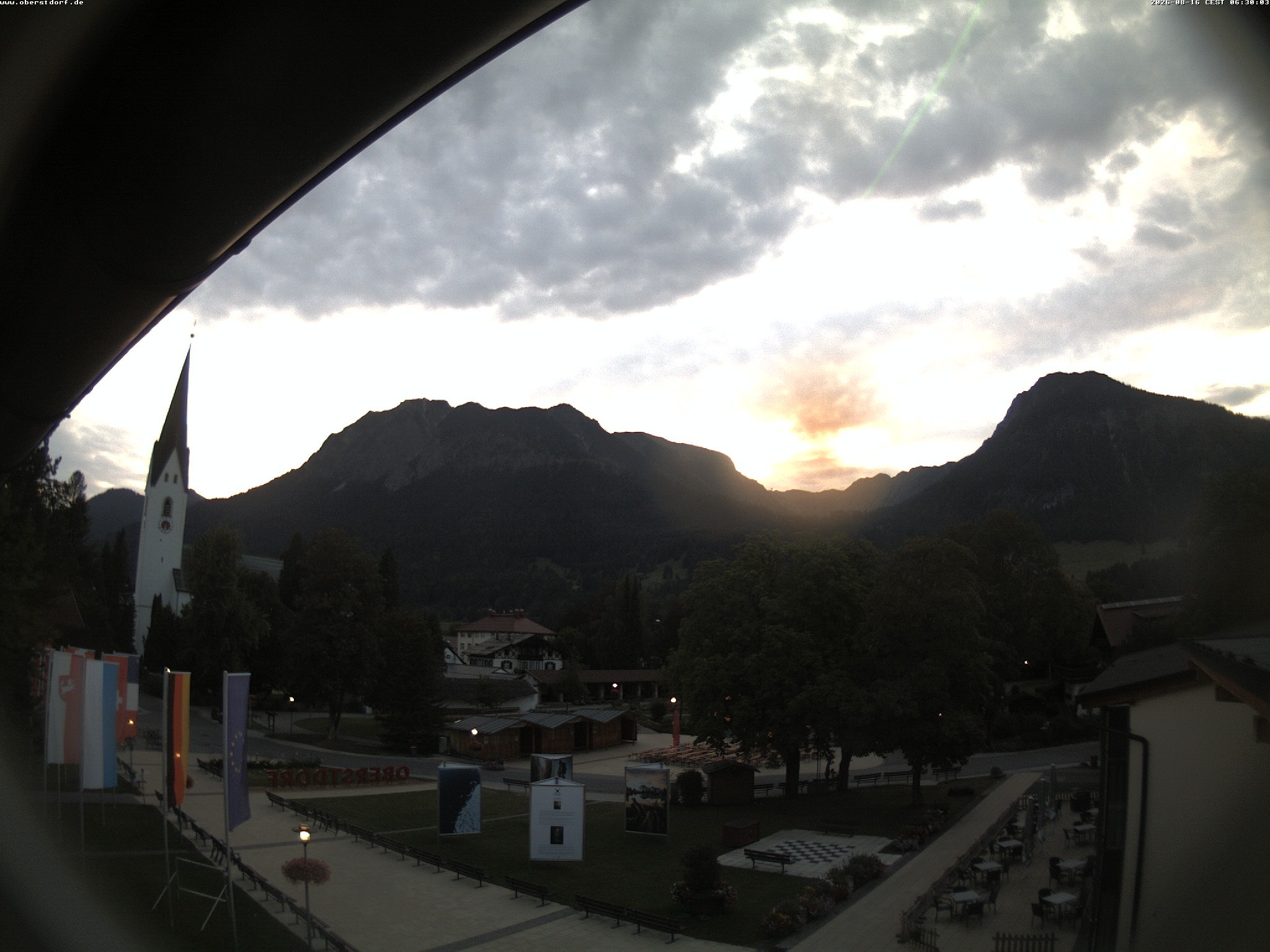 Archiv Foto Webcam Kurpark Oberstdorf