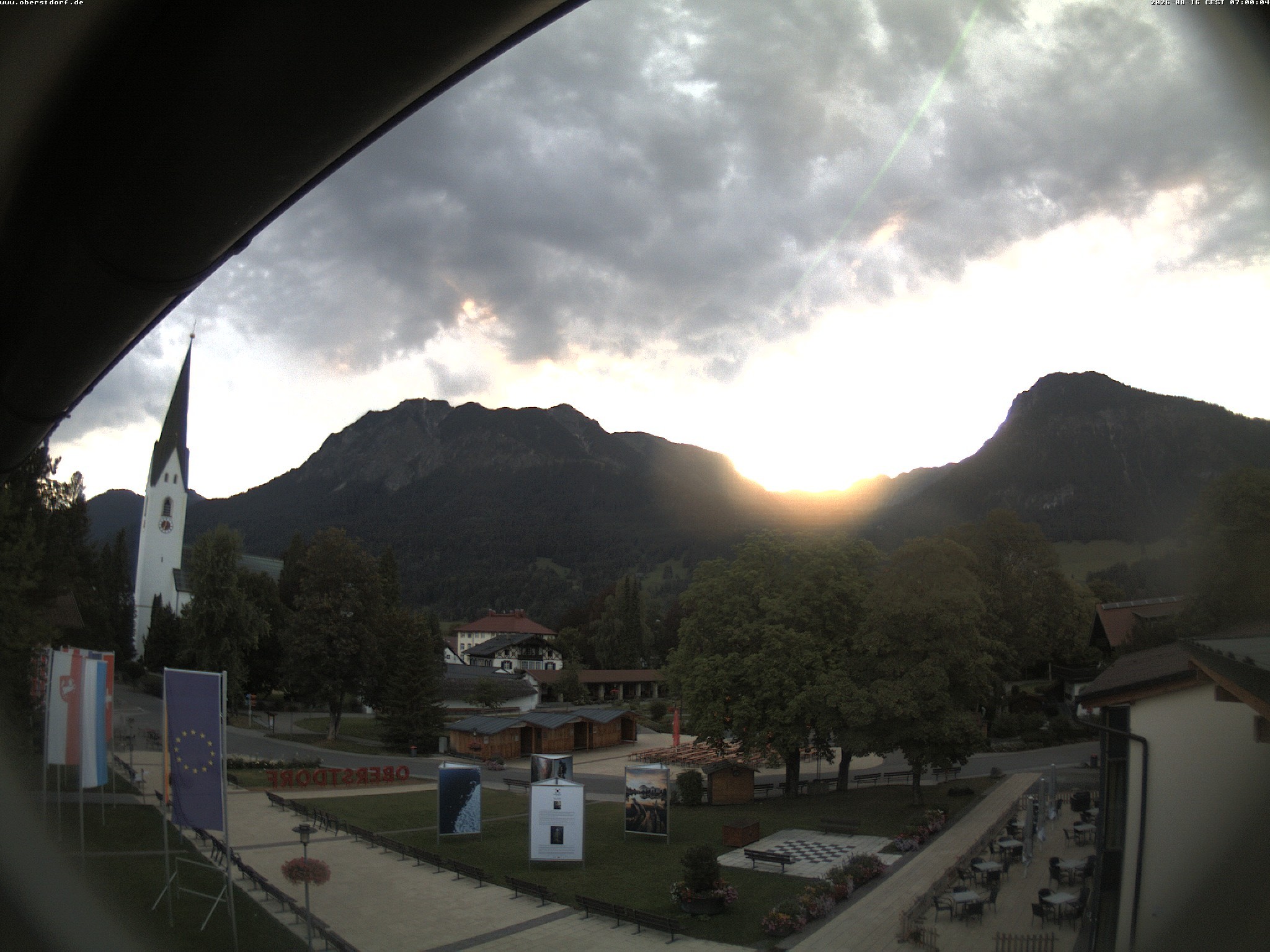 Archiv Foto Webcam Kurpark Oberstdorf