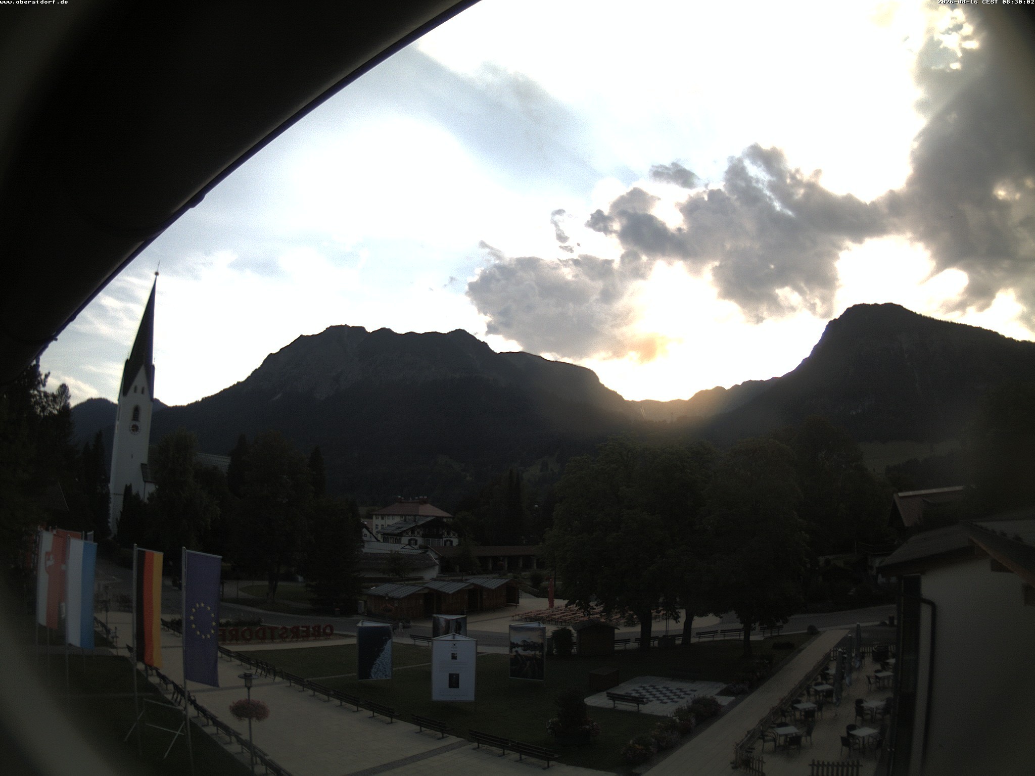 Archiv Foto Webcam Kurpark Oberstdorf