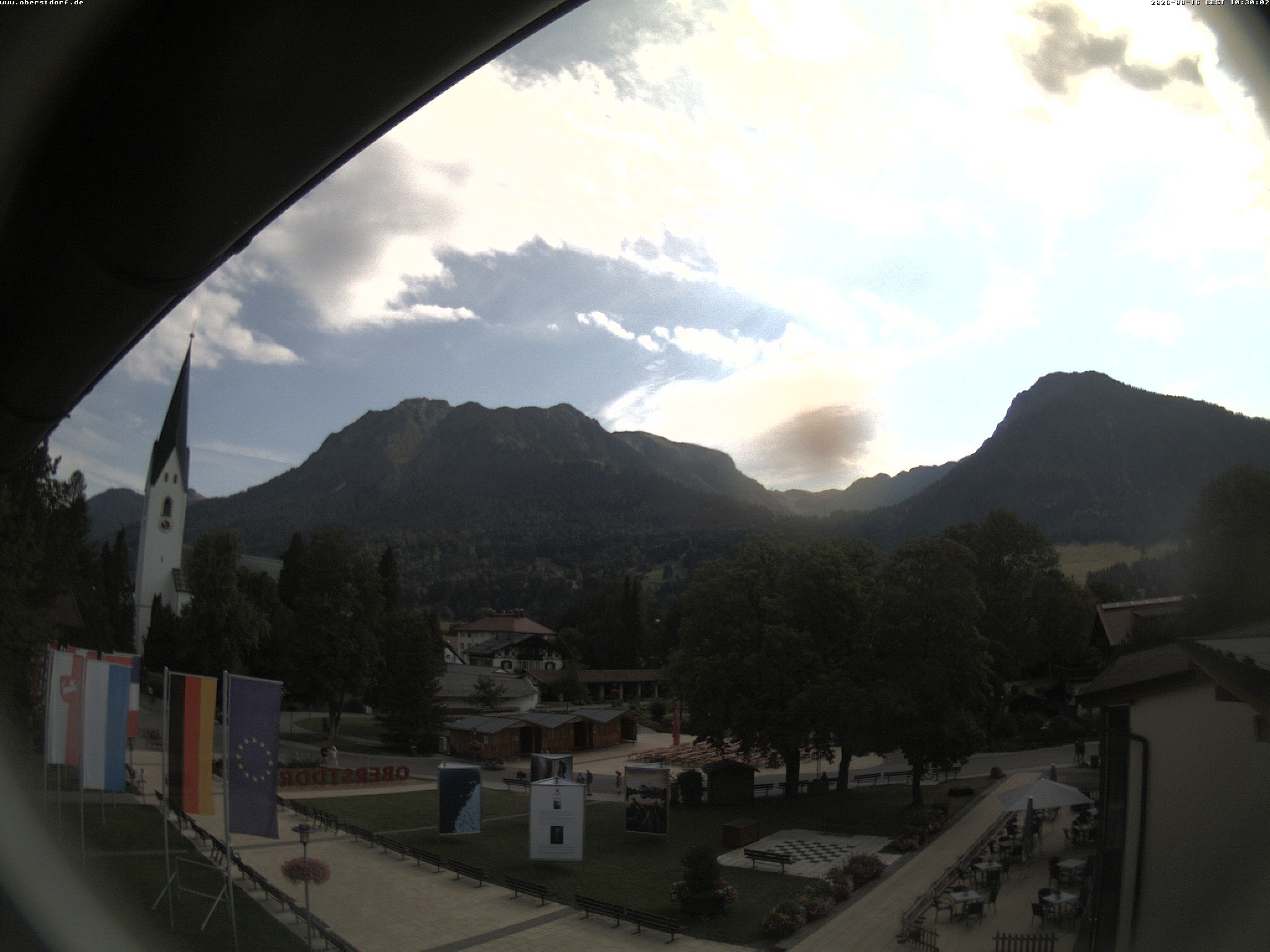 Archiv Foto Webcam Kurpark Oberstdorf